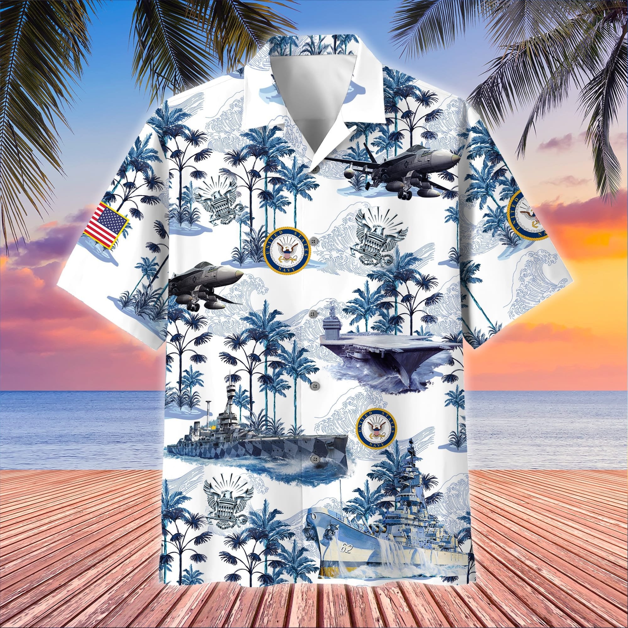 Premium American Pride US Veterans Hawaii Shirt APVC200701