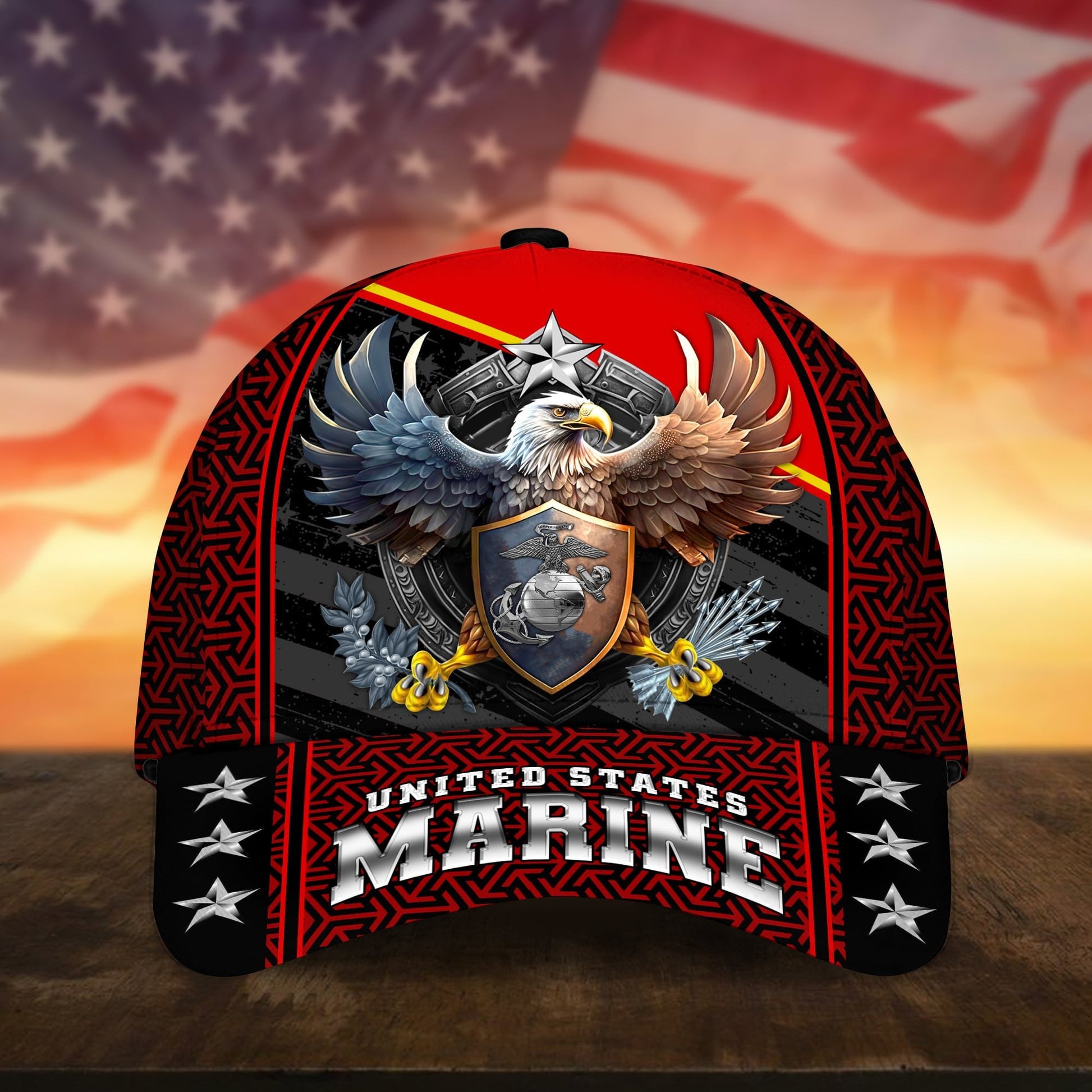 Premium Eagle US Veteran Cap APVC260701