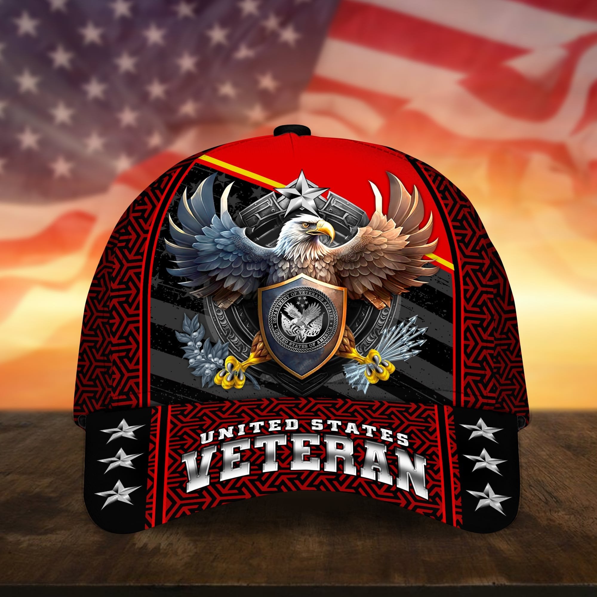 Premium Eagle US Veteran Cap APVC260701
