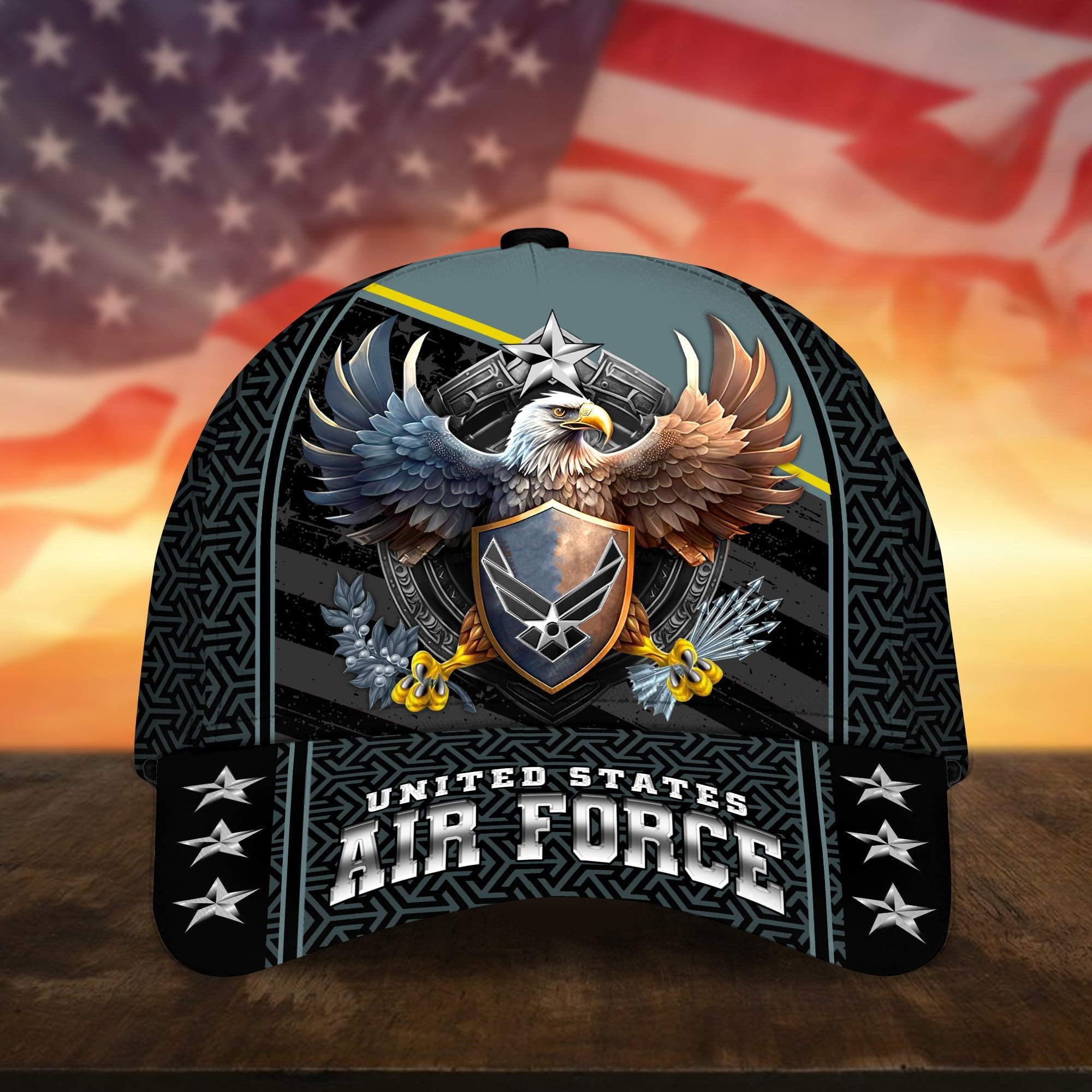 Premium Eagle US Veteran Cap APVC260701