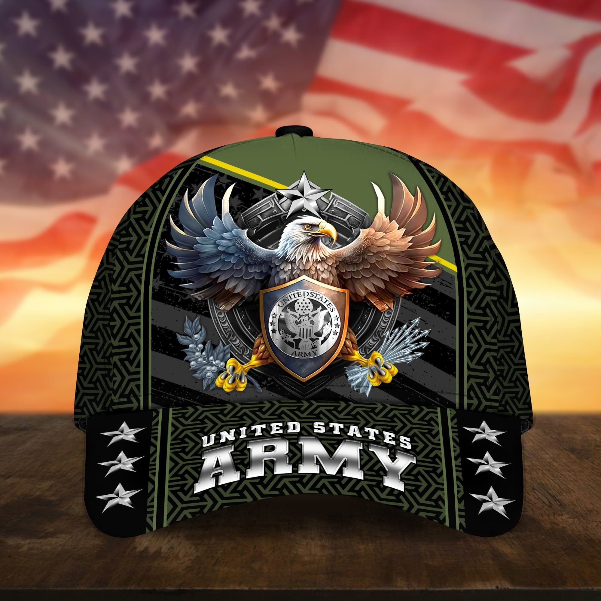 Premium Eagle US Veteran Cap APVC260701