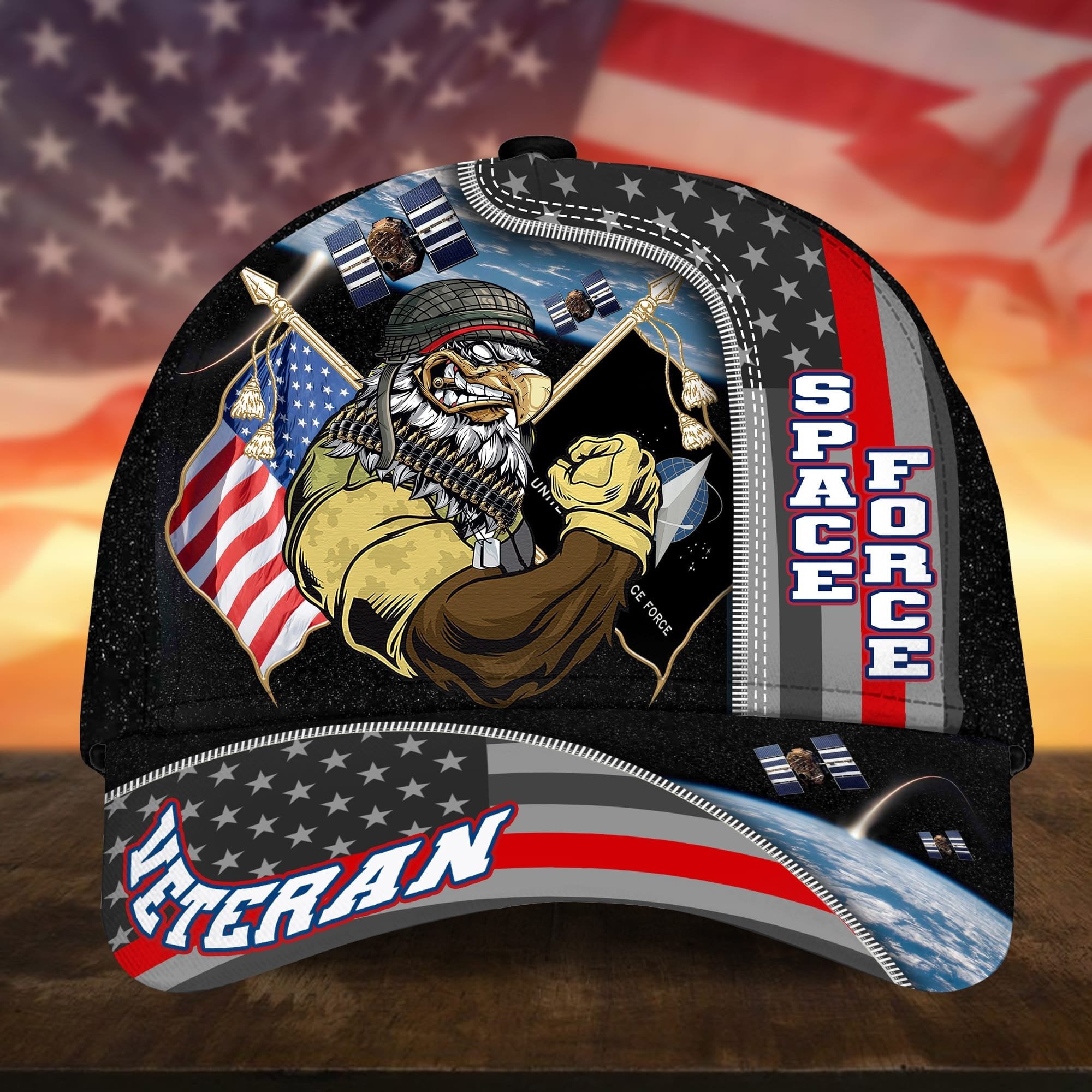 Premium Proudly Served US Veteran Cap APVC240701