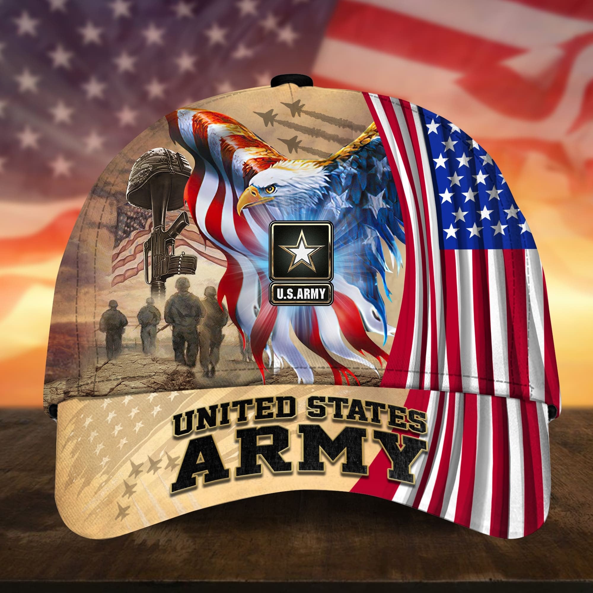 Premium Honoring All Who Served US Veteran Cap APVC010801