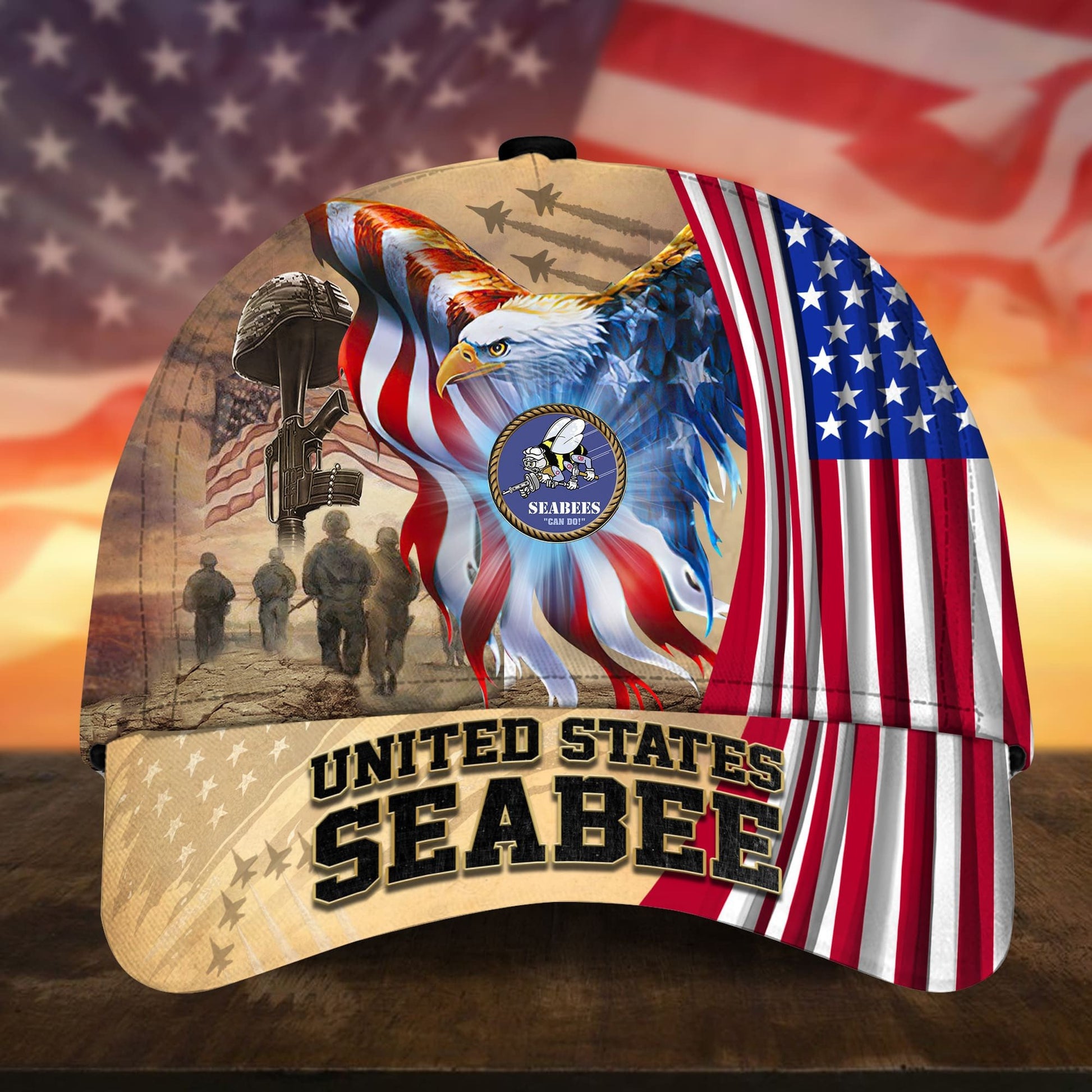 Premium Honoring All Who Served US Veteran Cap APVC010801