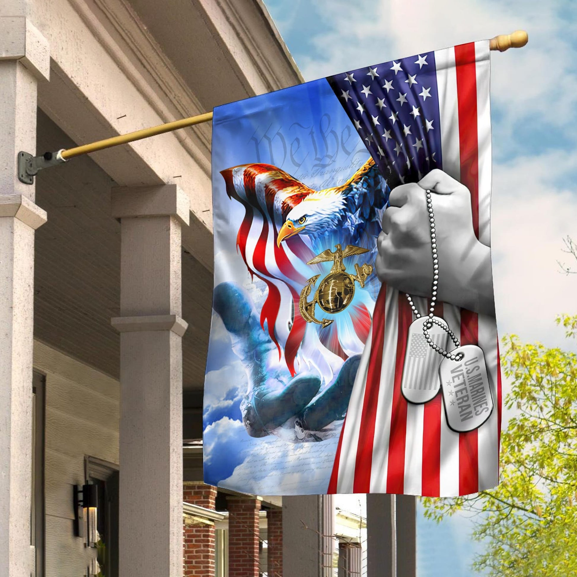 Premium American Pride US Veteran Flag APVC061002