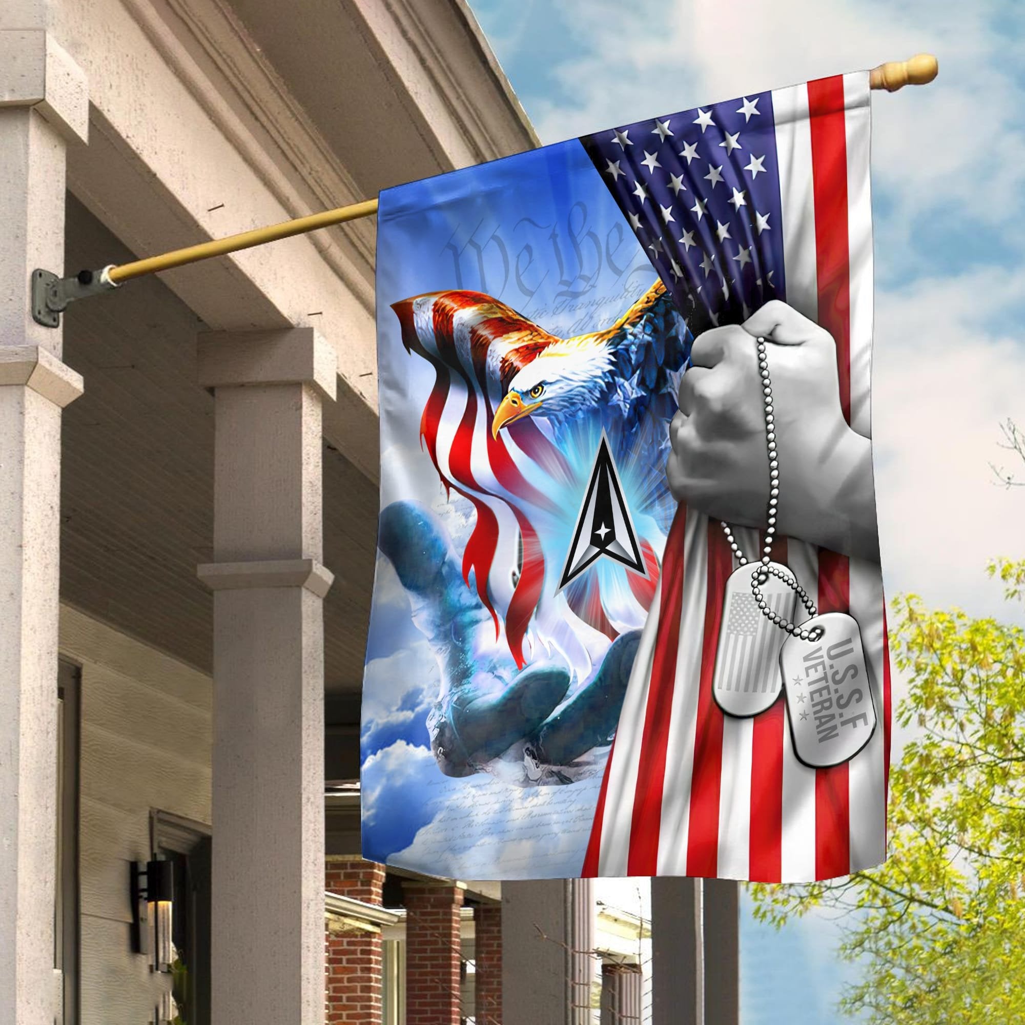 Premium American Pride US Veteran Flag APVC061002