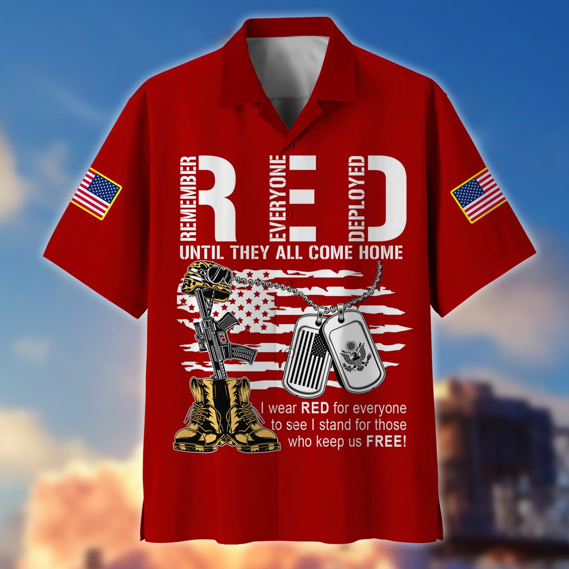 Premium RED Remember Everyone Deployed Collection APVC051005