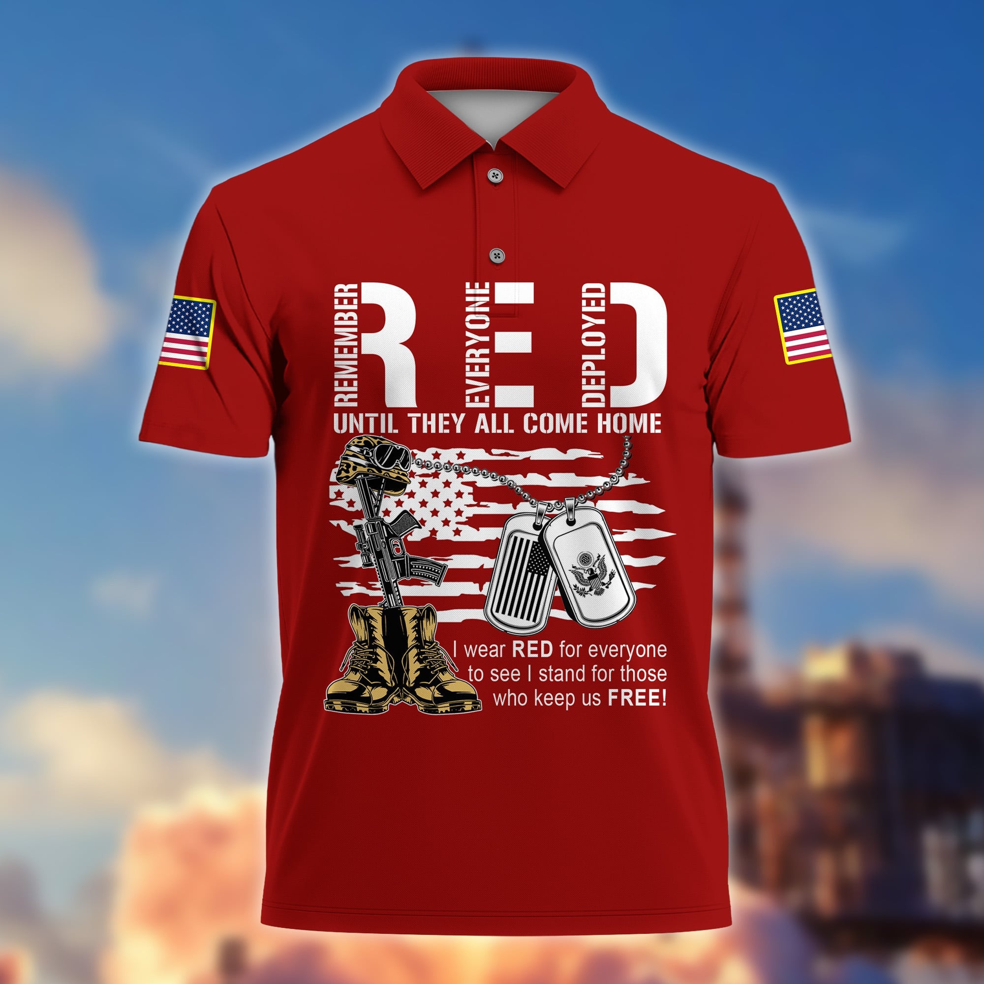 Premium RED Remember Everyone Deployed Collection APVC051005