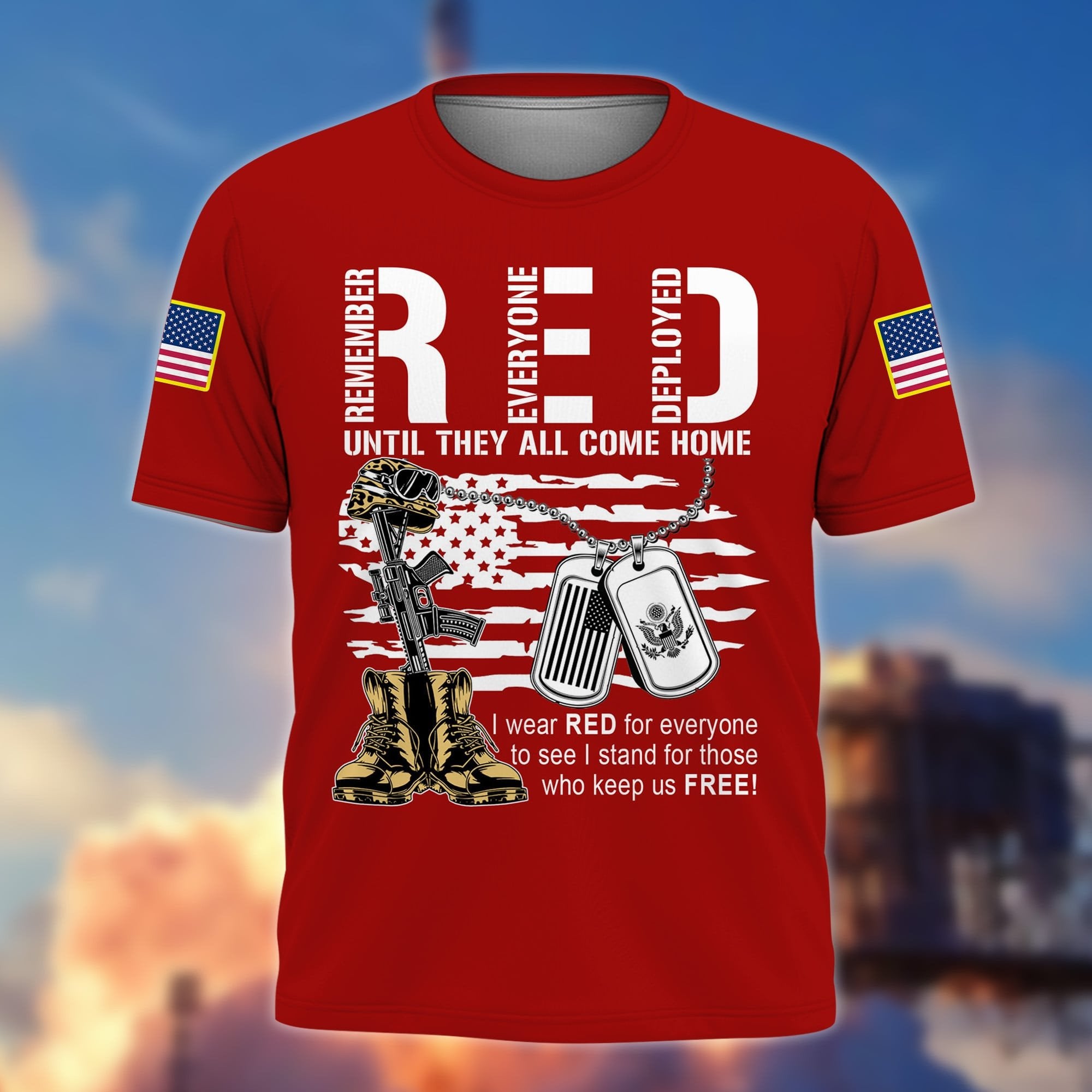 Premium RED Remember Everyone Deployed Collection APVC051005