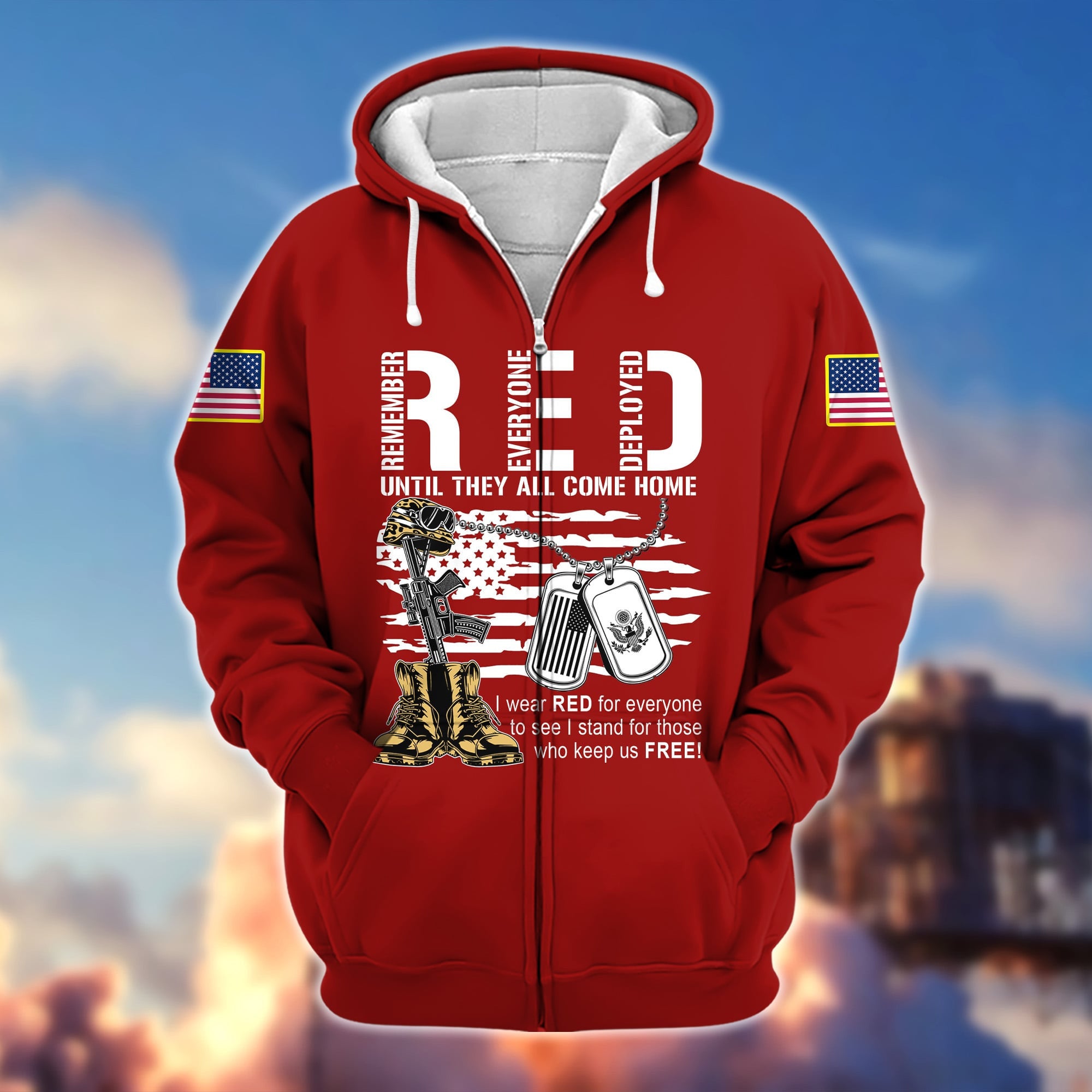 Premium RED Remember Everyone Deployed Collection APVC051005