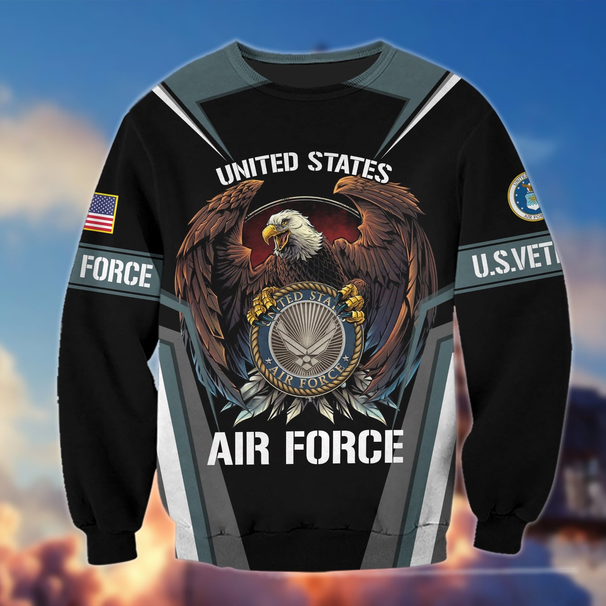 Premium Multiservice US Veteran Sweatshirt APVC271010