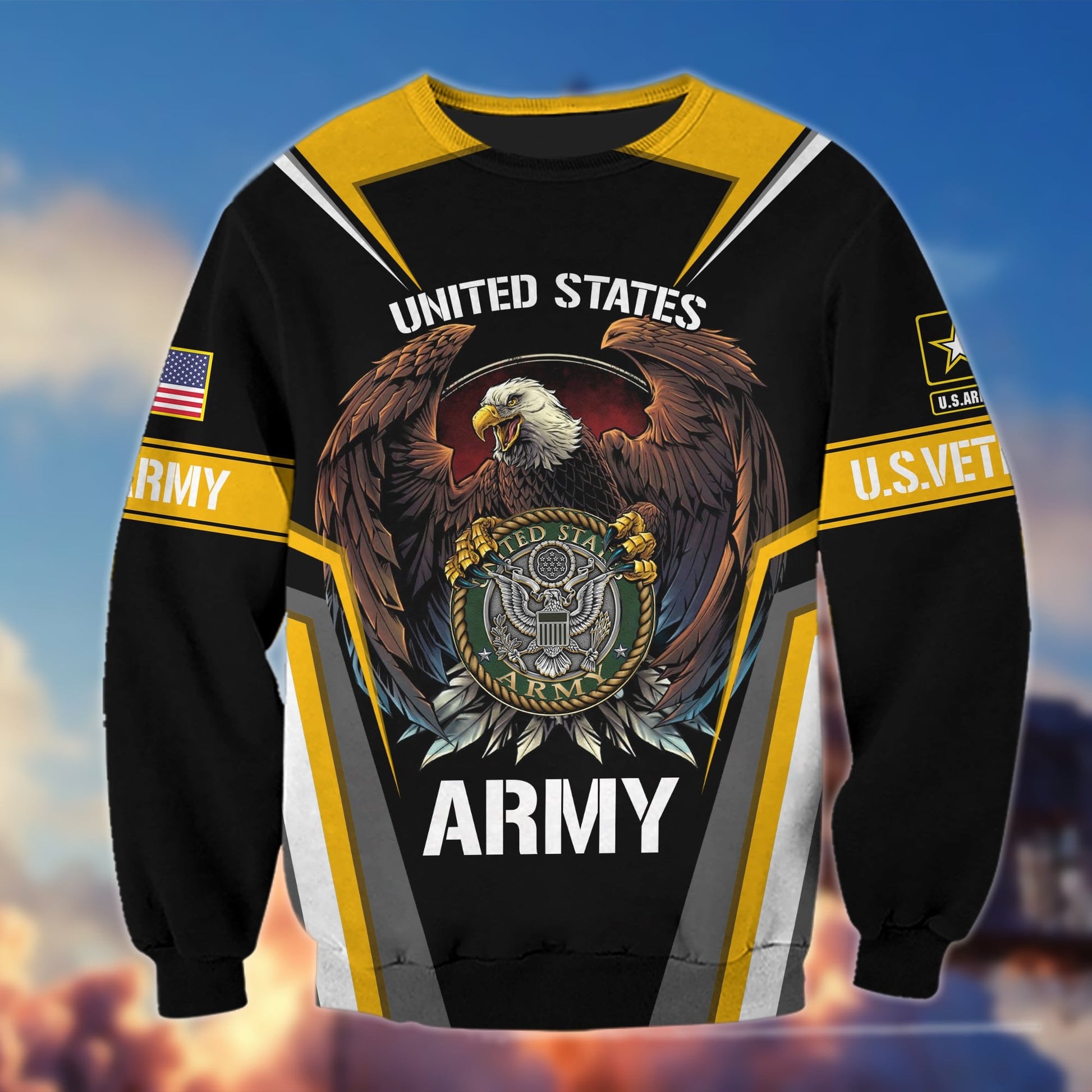 Premium Multiservice US Veteran Sweatshirt APVC271010