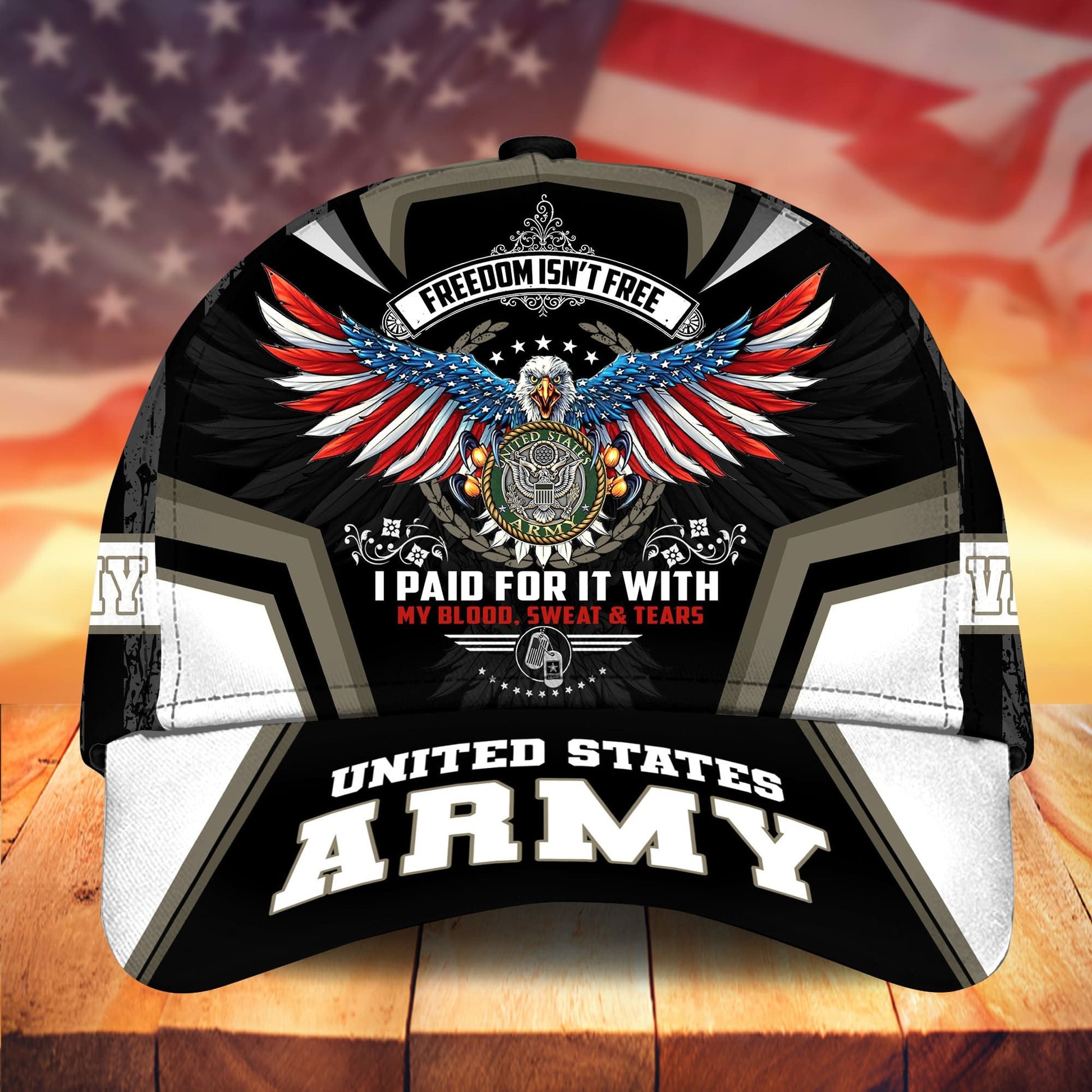 Premium Freedom Is Not Free US Veteran Cap APVC151102