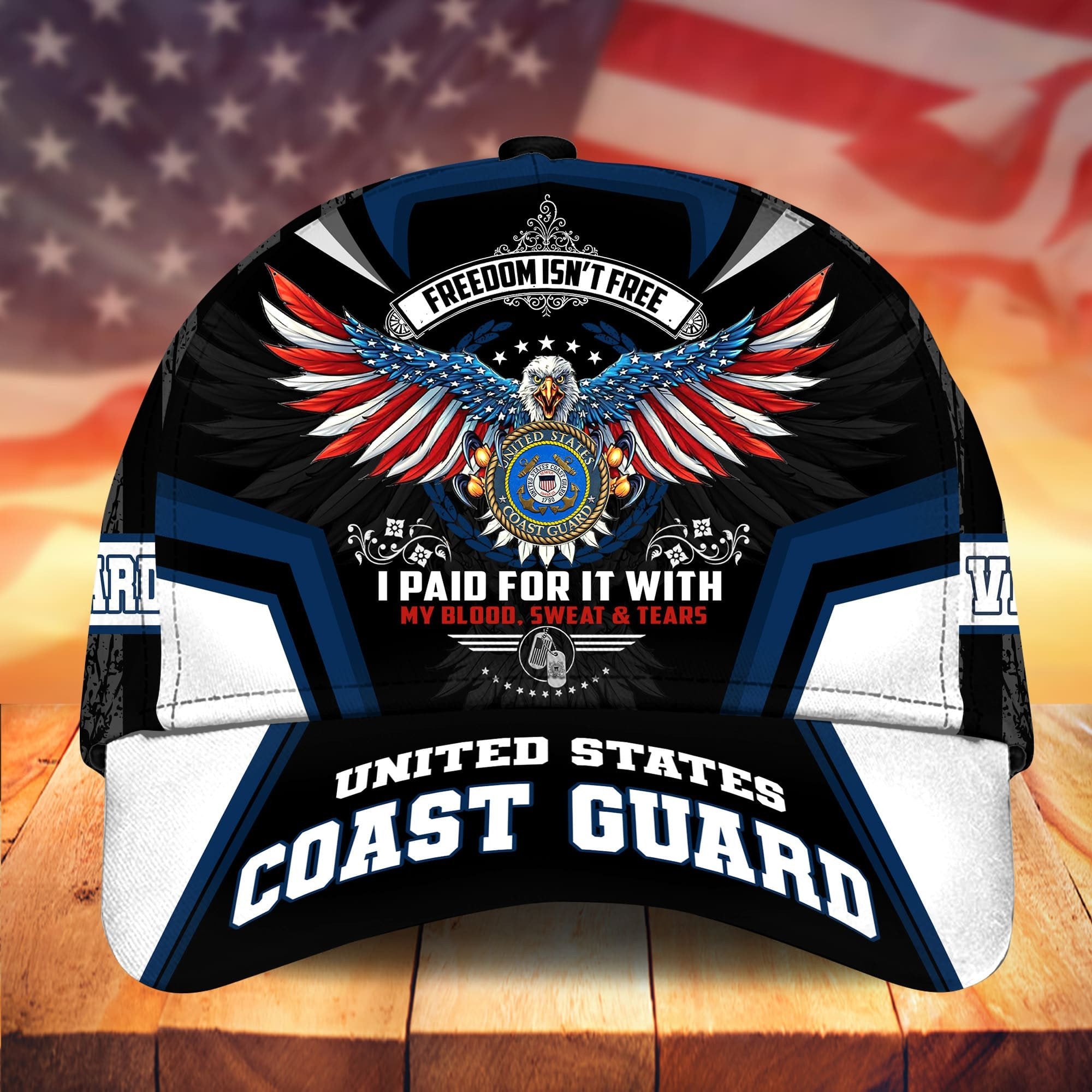 Premium Freedom Is Not Free US Veteran Cap APVC151102