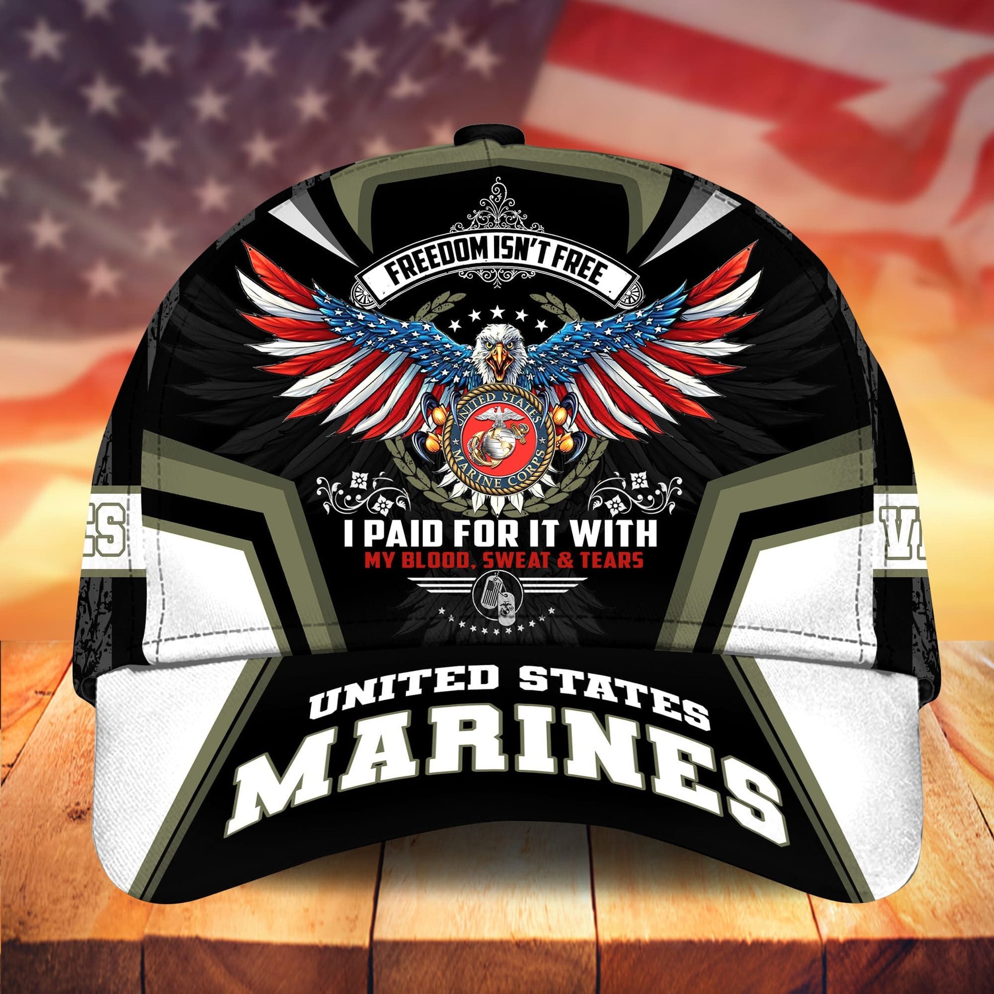 Premium Freedom Is Not Free US Veteran Cap APVC151102