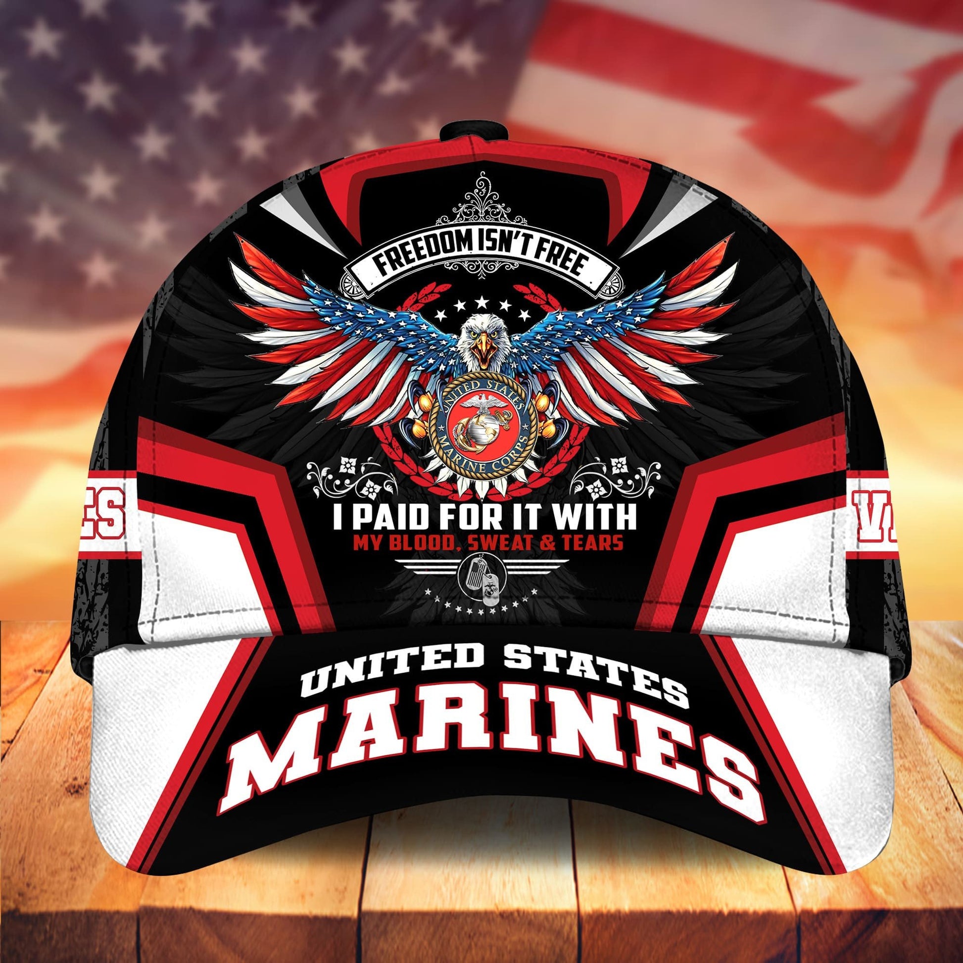 Premium Freedom Is Not Free US Veteran Cap APVC151102