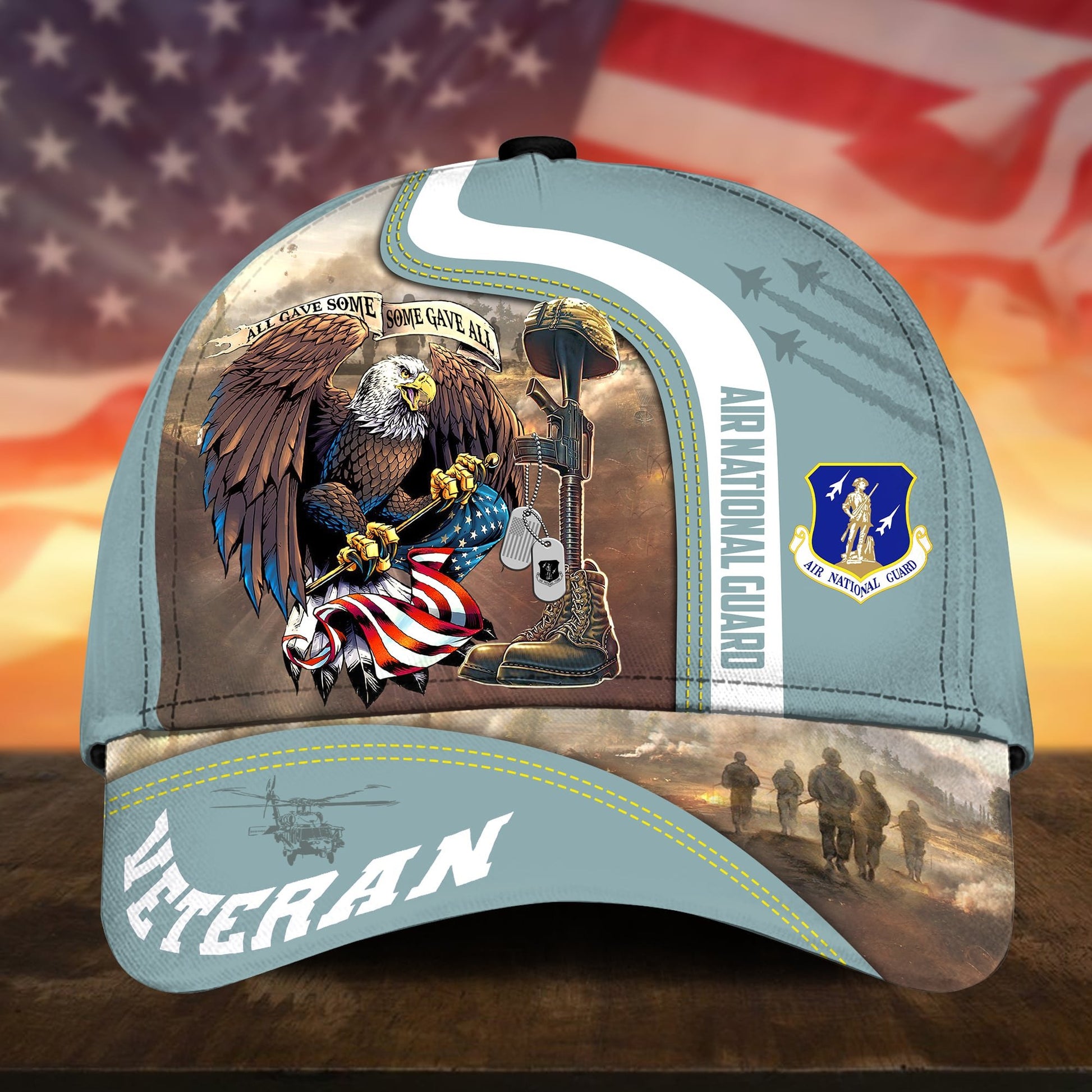 Premium All Gave Some Some Gave All US Veteran Cap APVC241001