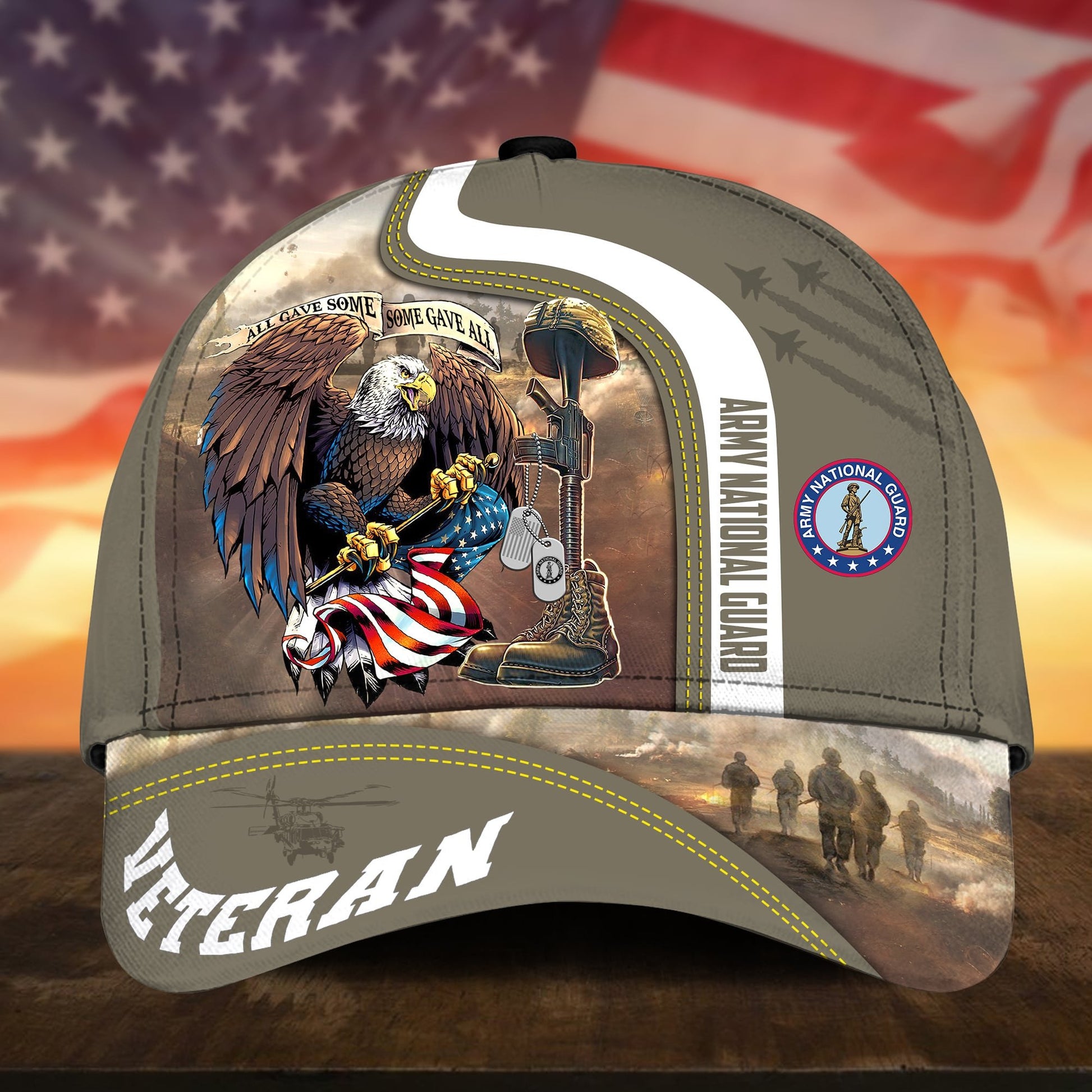 Premium All Gave Some Some Gave All US Veteran Cap APVC241001