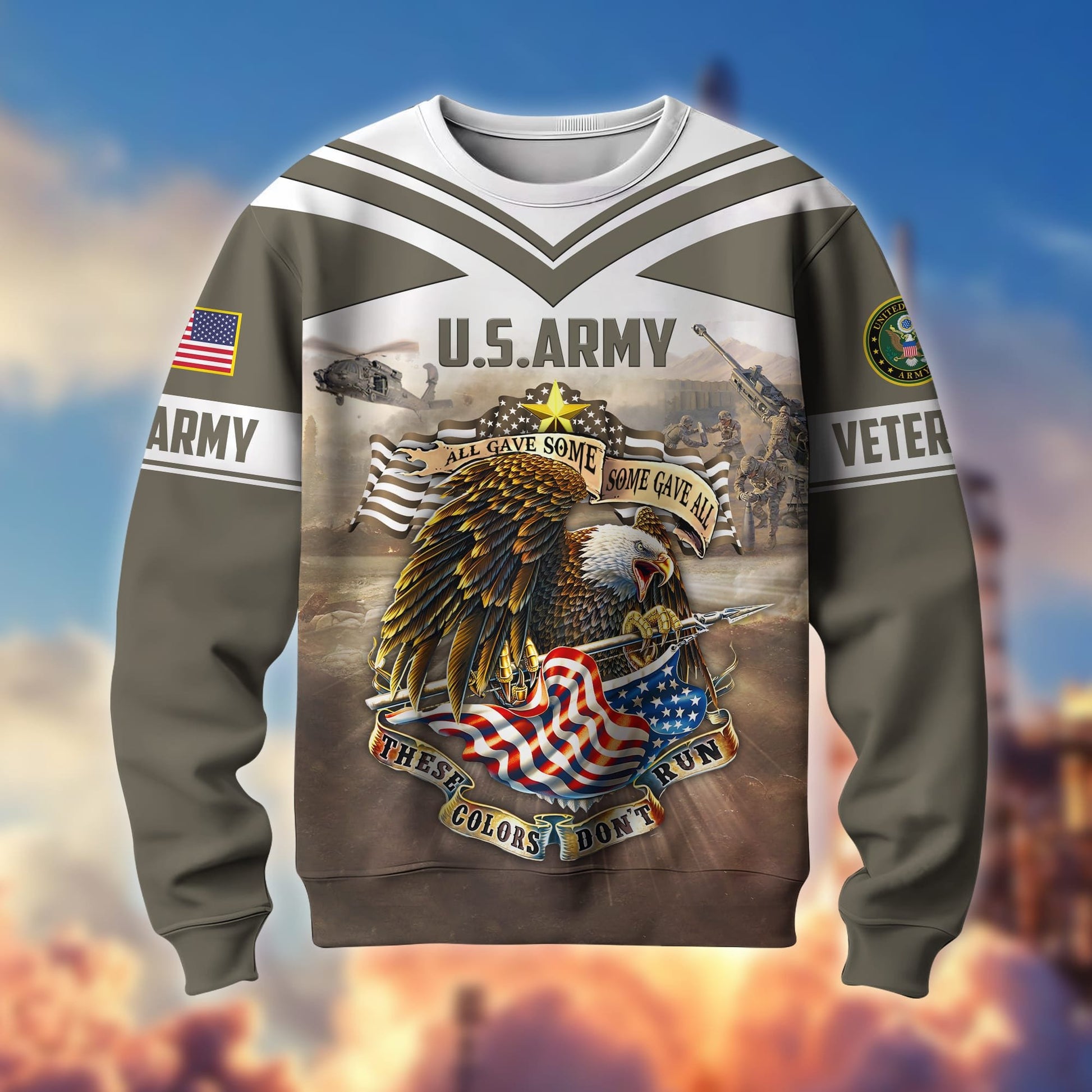 Premium These Colors Don't Run US Veteran Sweatshirt APVC271201