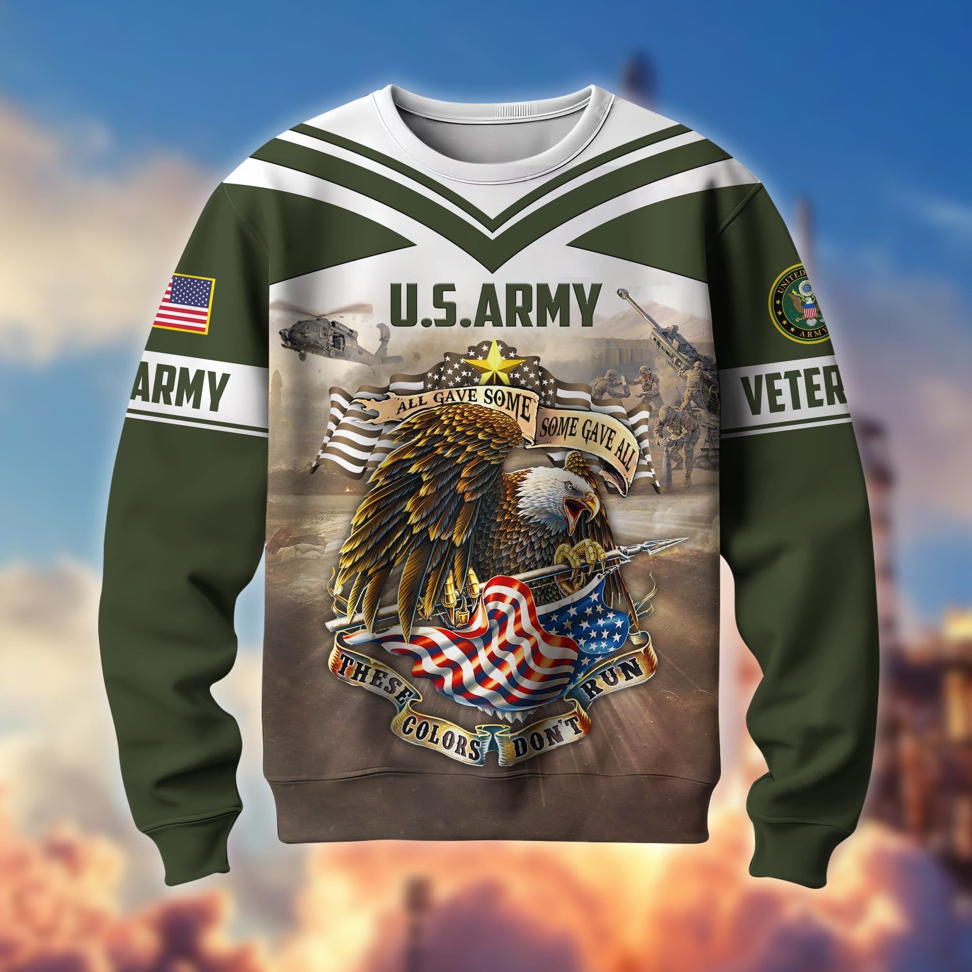 Premium These Colors Don't Run US Veteran Sweatshirt APVC271201