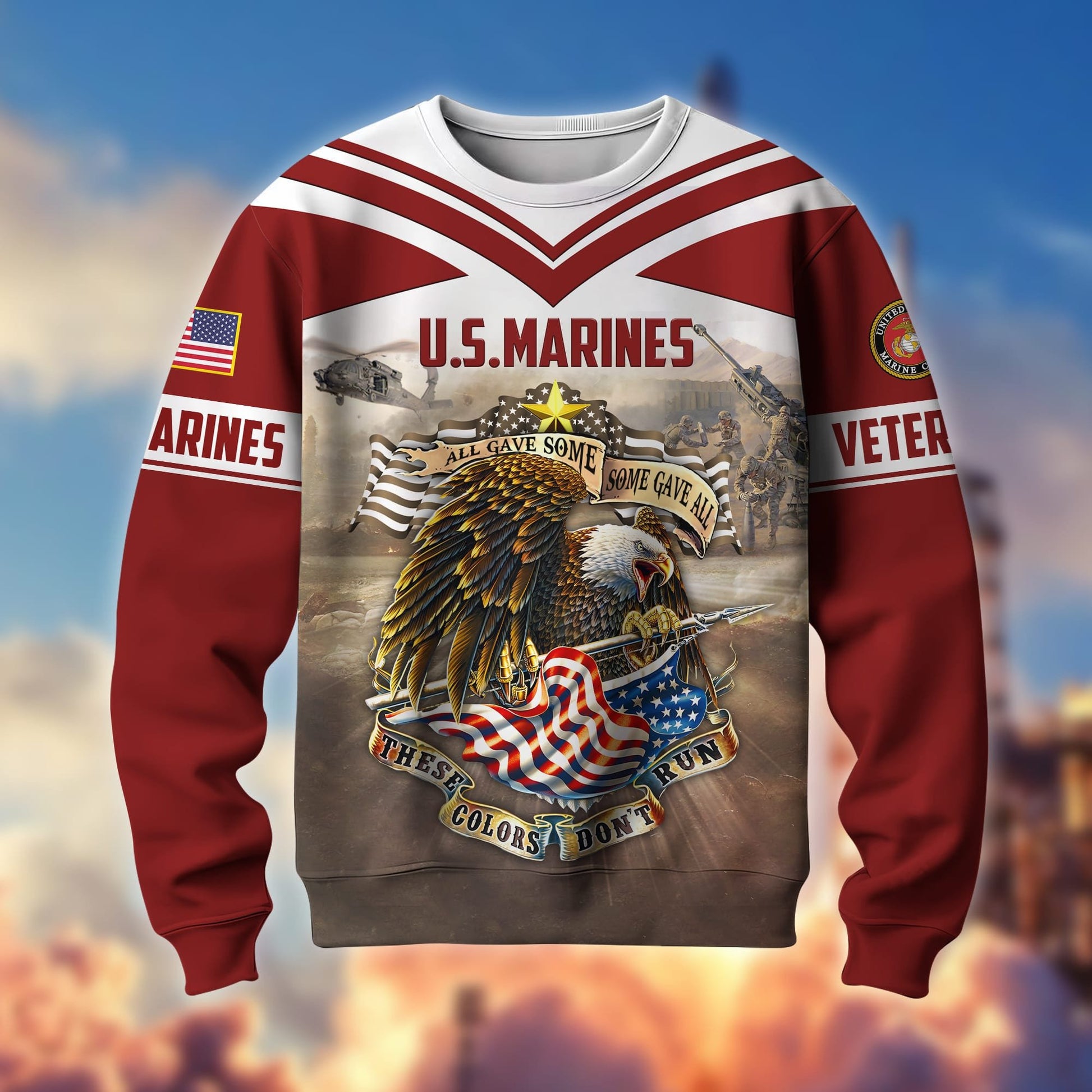 Premium These Colors Don't Run US Veteran Sweatshirt APVC271201