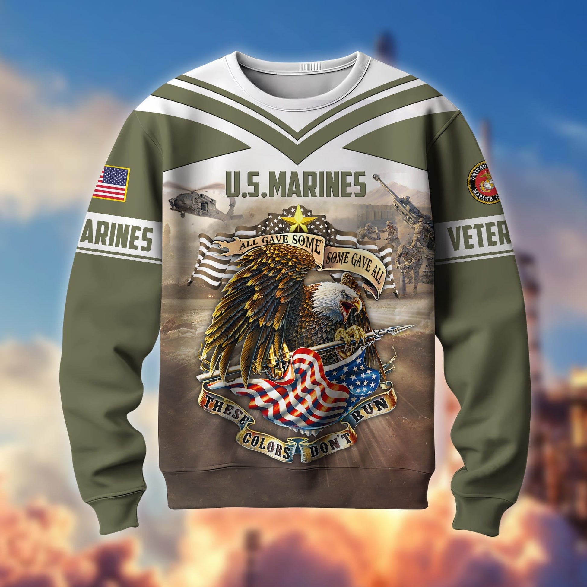 Premium These Colors Don't Run US Veteran Sweatshirt APVC271201
