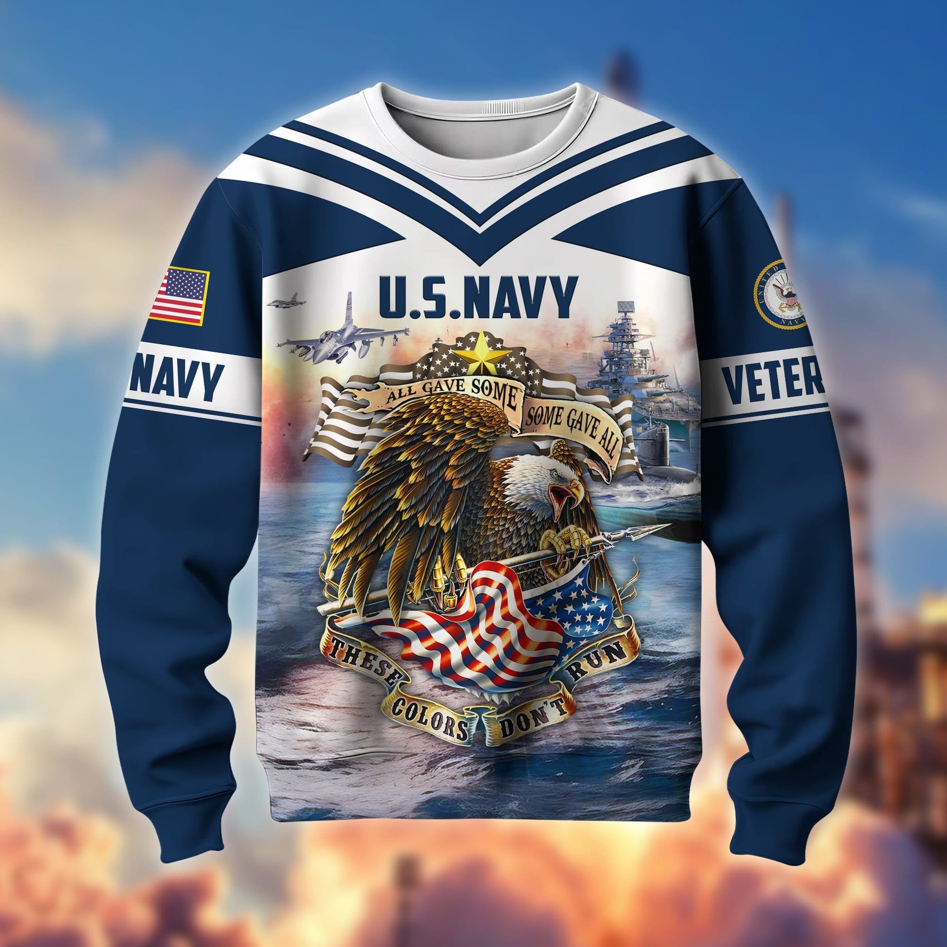 Premium These Colors Don't Run US Veteran Sweatshirt APVC271201