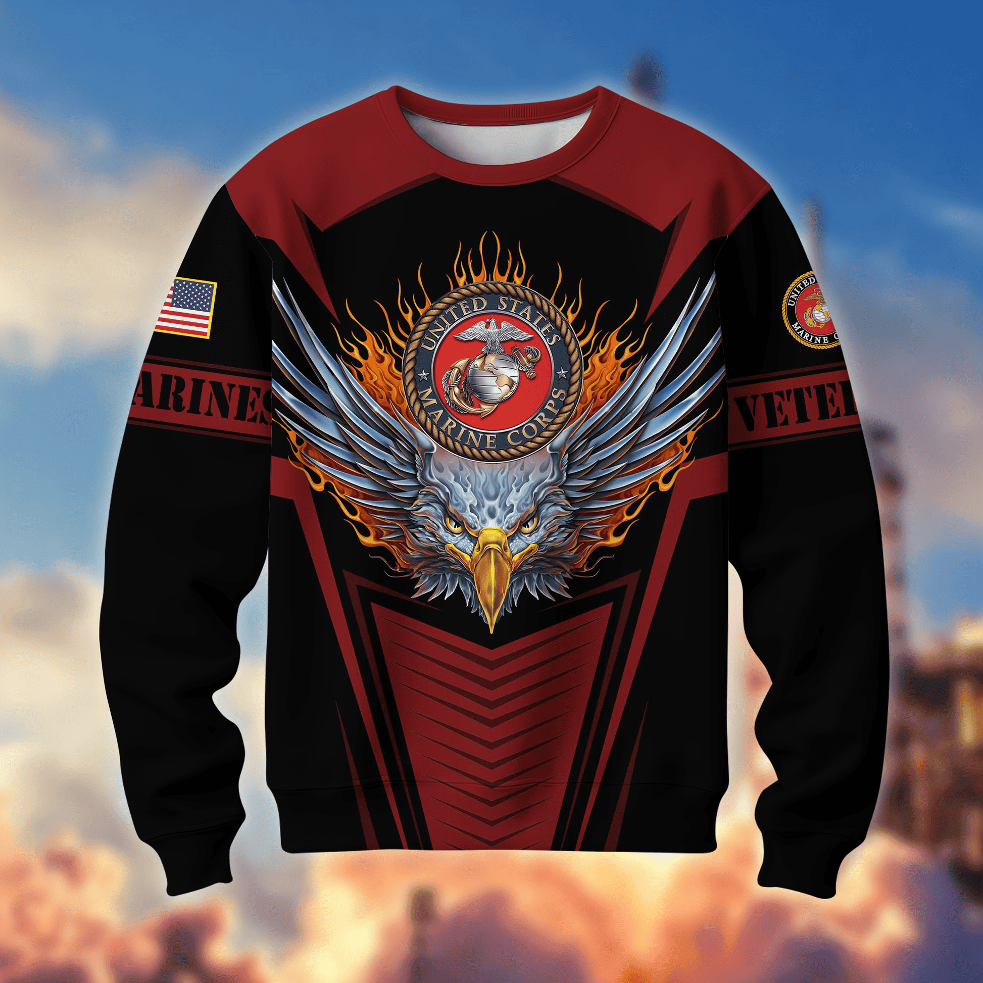 Premium Multiservice US Veteran Sweatshirt APVC160101