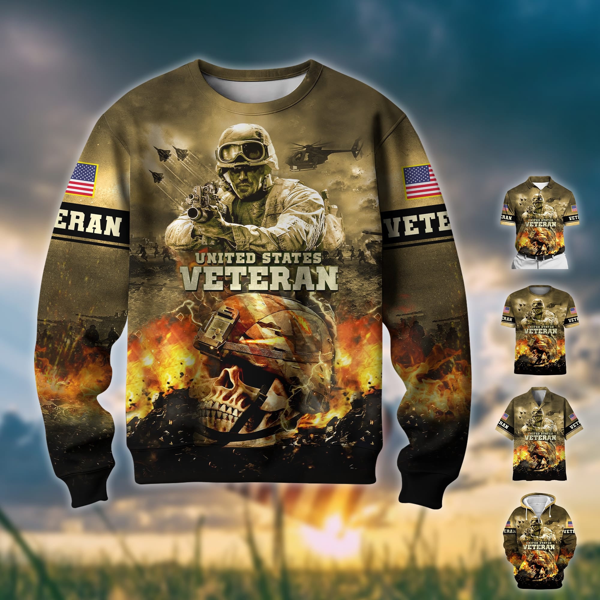 Premium Honoring All Who Served US Veterans Collection APVC110101