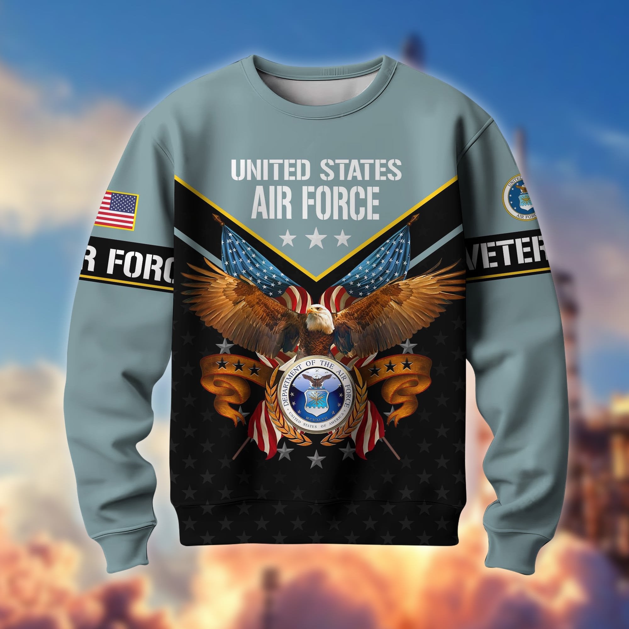 Premium American Pride US Veterans Sweatshirt APVC230101
