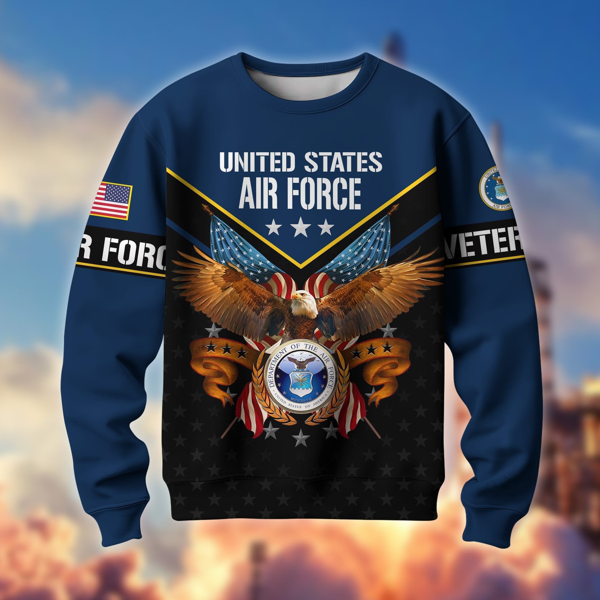 Premium American Pride US Veterans Sweatshirt APVC230101