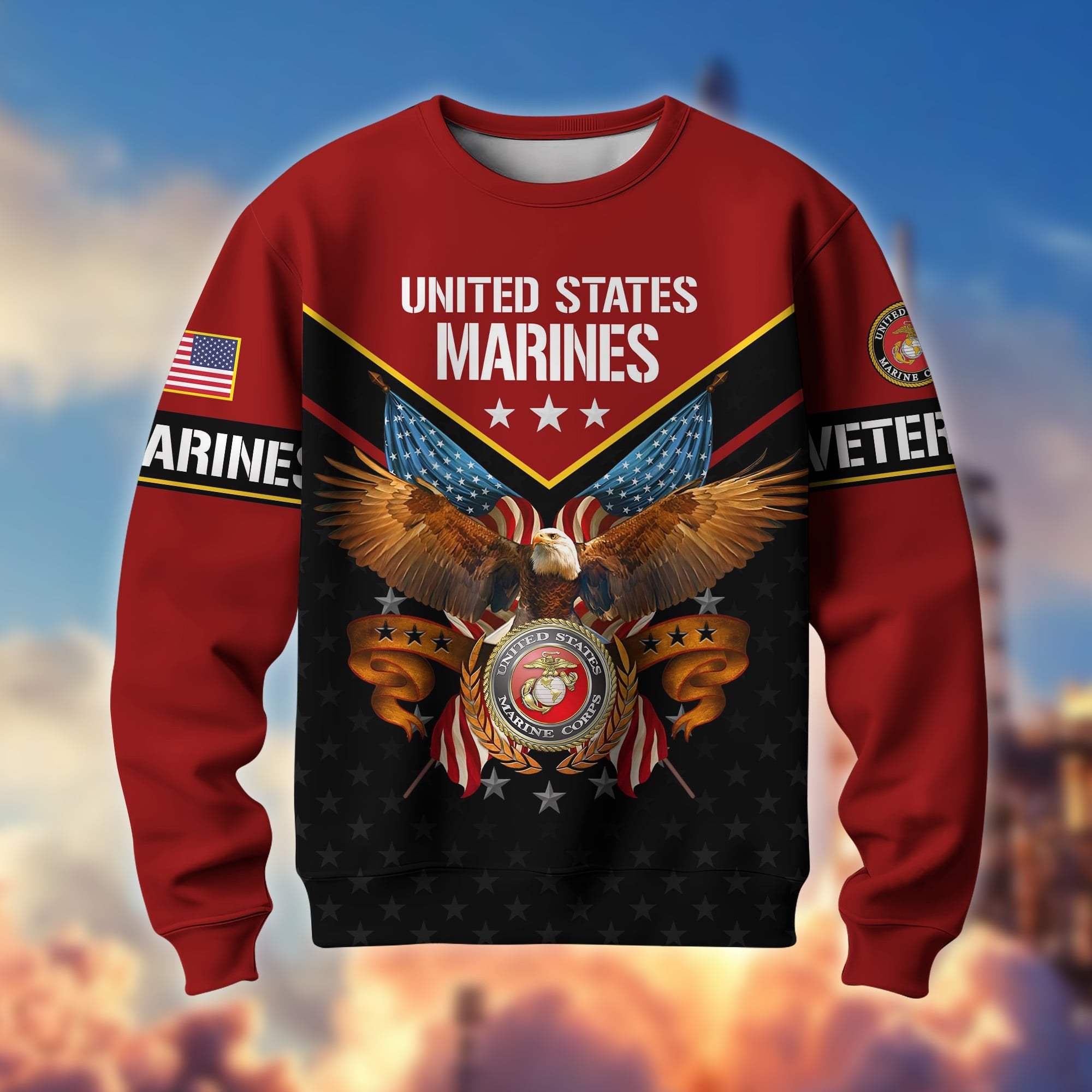Premium American Pride US Veterans Sweatshirt APVC230101