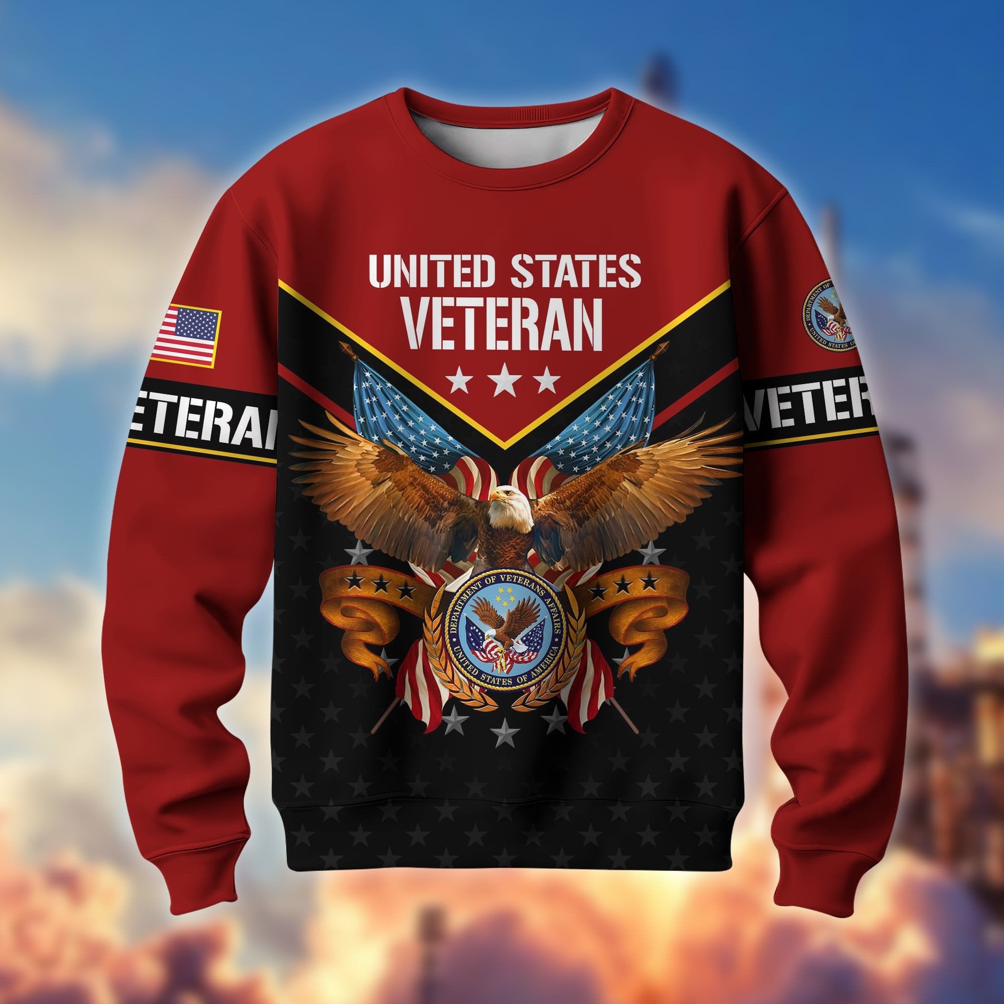 Premium American Pride US Veterans Sweatshirt APVC230101