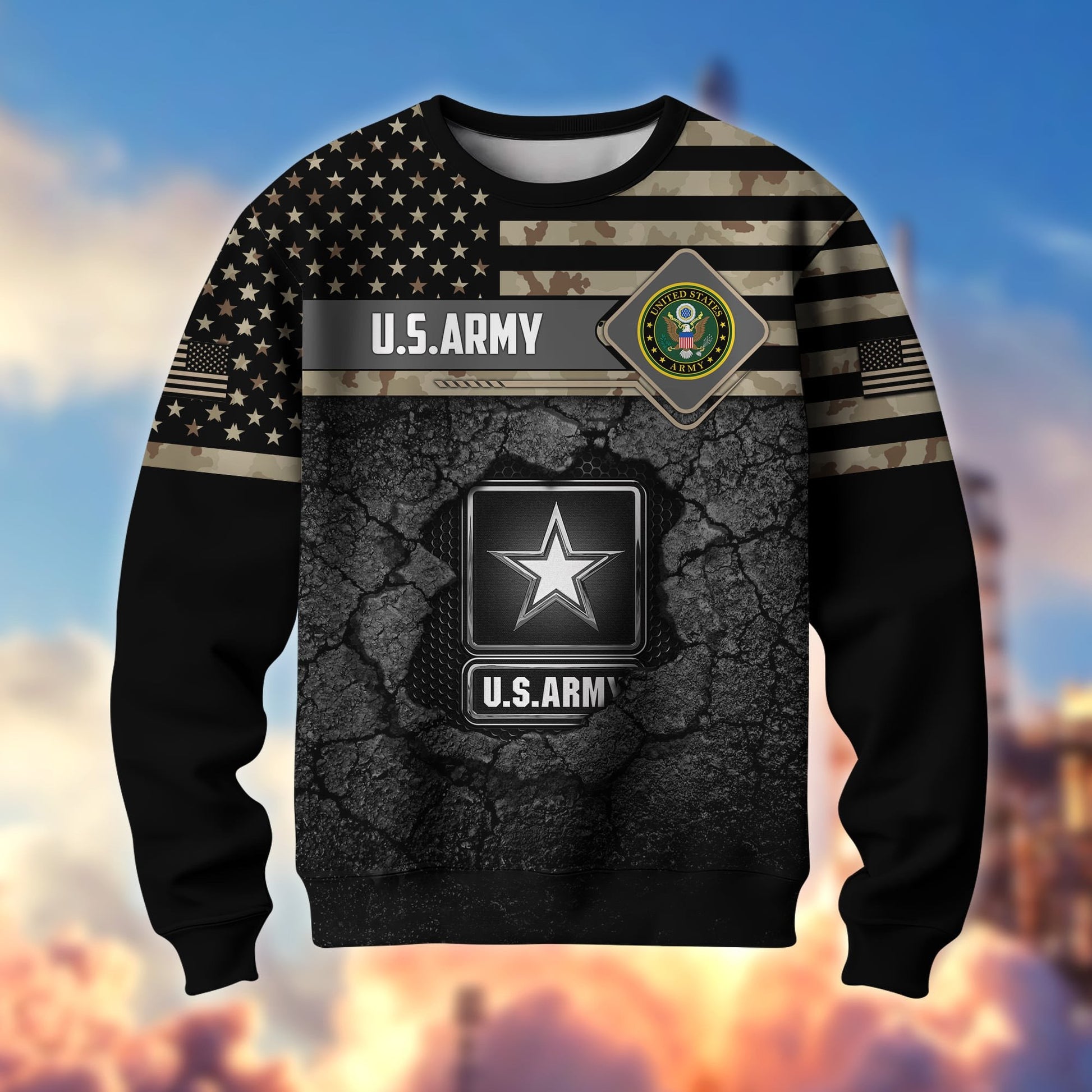 Premium Multiple US Military Services US Veterans Sweatshirt APVC230103