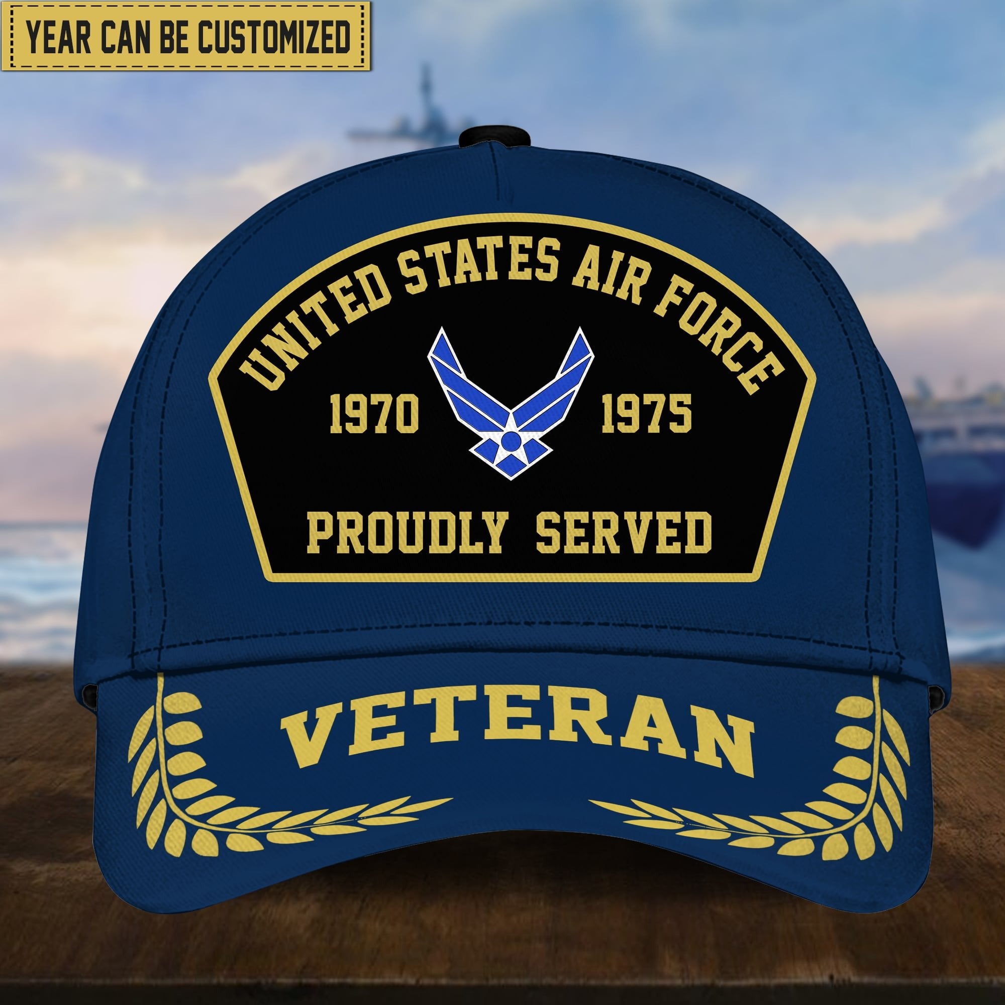 Premium Personalized Proudly Served US Veterans Cap APVC160201