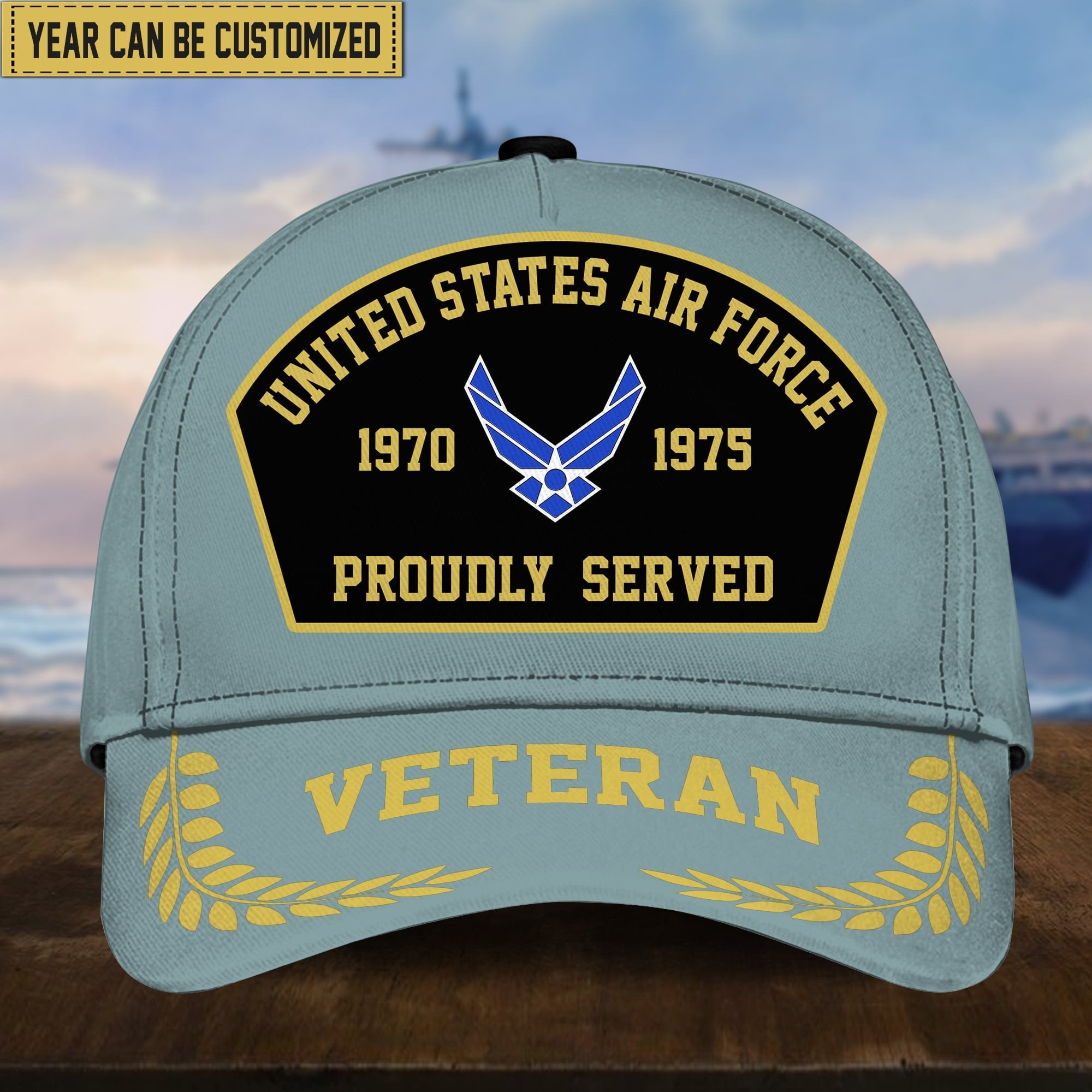 Premium Personalized Proudly Served US Veterans Cap APVC160201