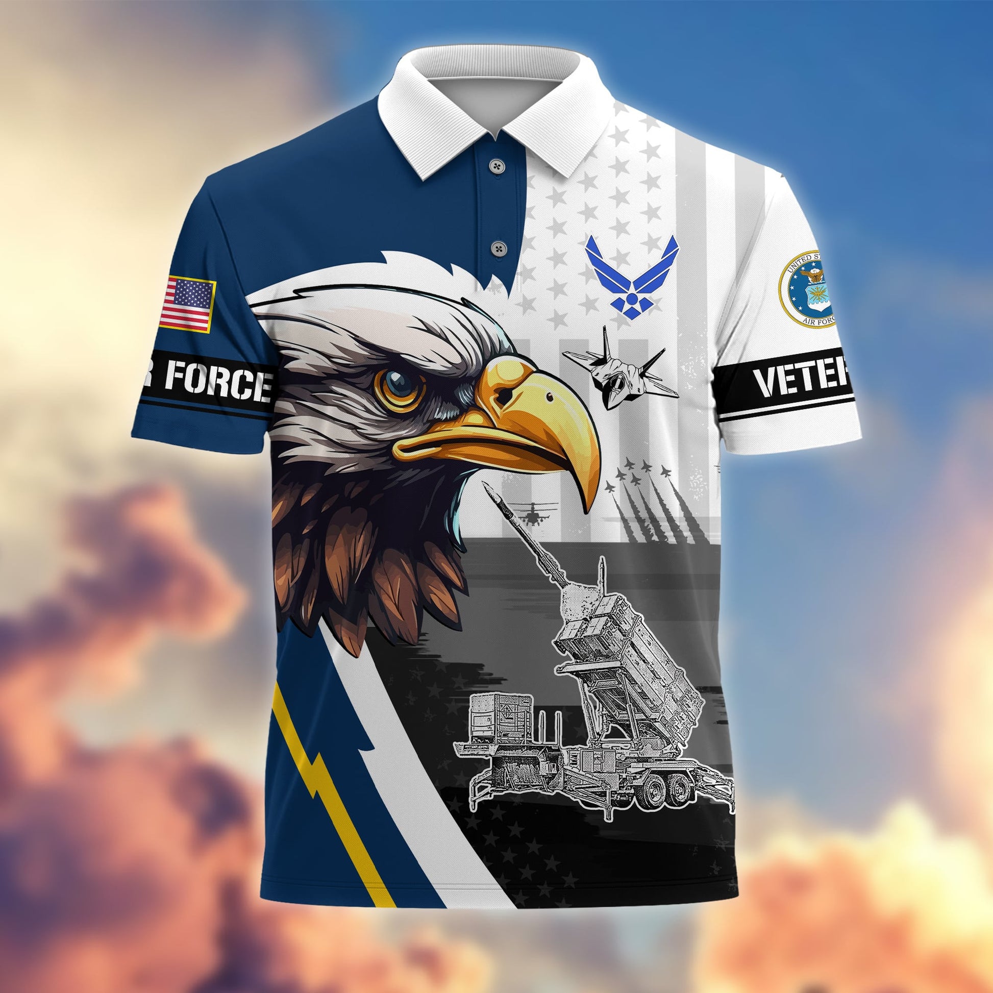 Premium Honoring All Who Served US Veterans Polo Shirt APVC220202