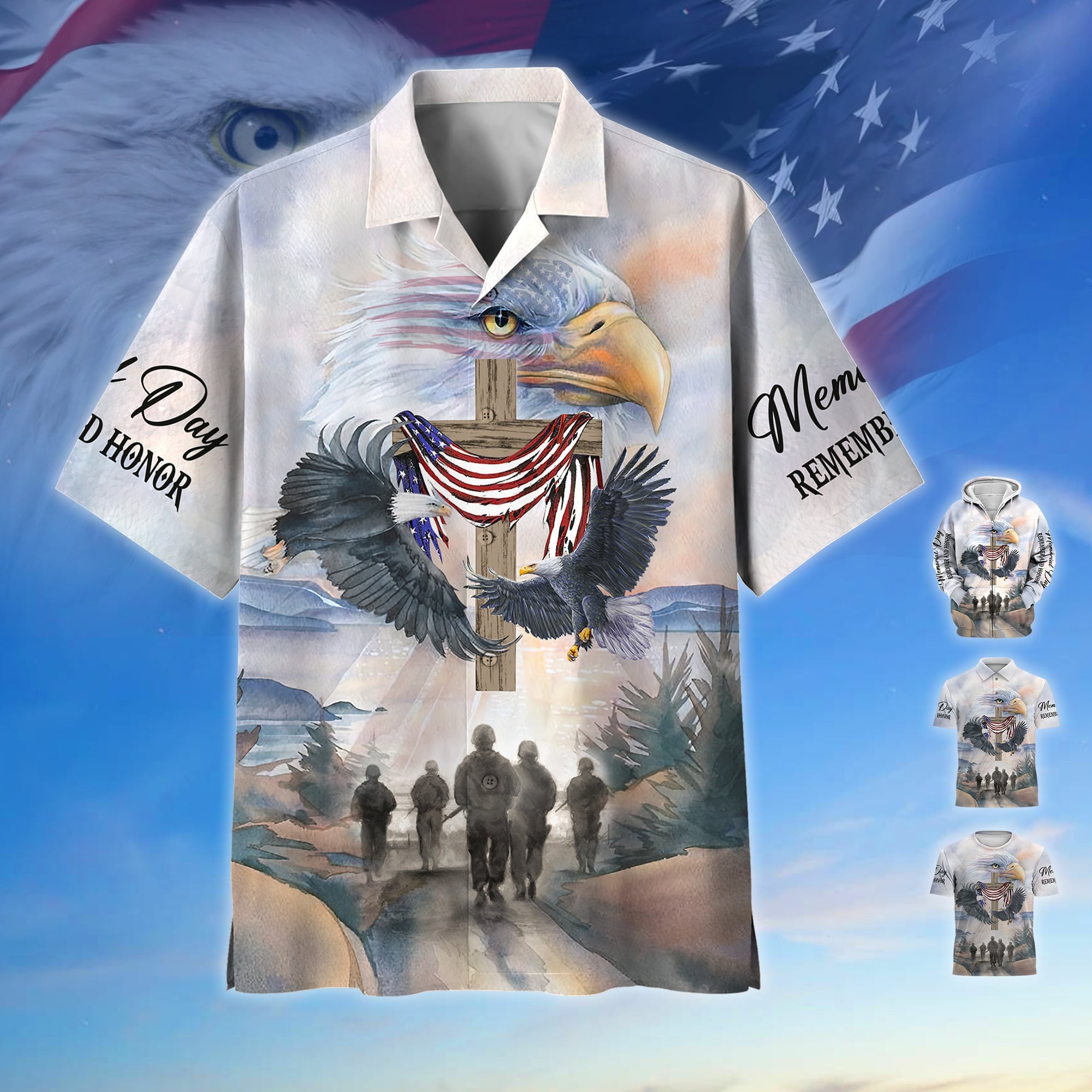 Premium Memorial Day Remember And Honor US Veterans Collection APVC210301