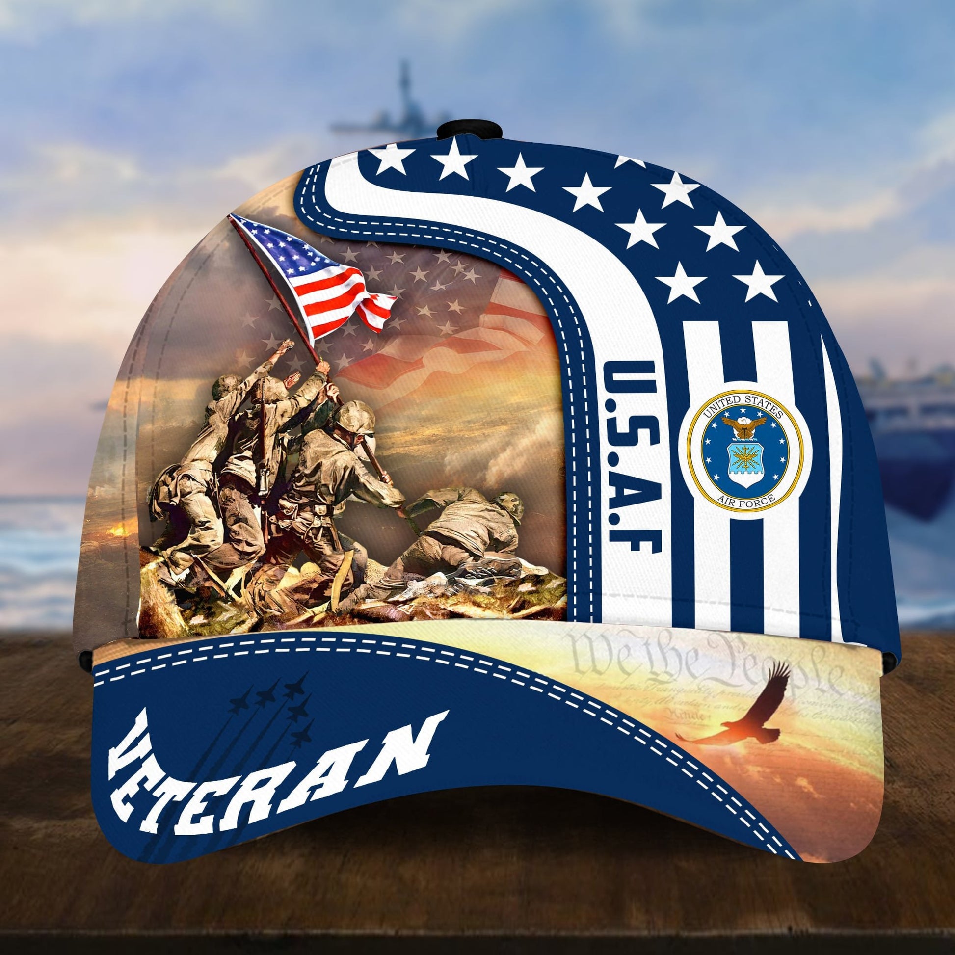 Premium Honoring All Who Served US Veterans Cap APVC280301
