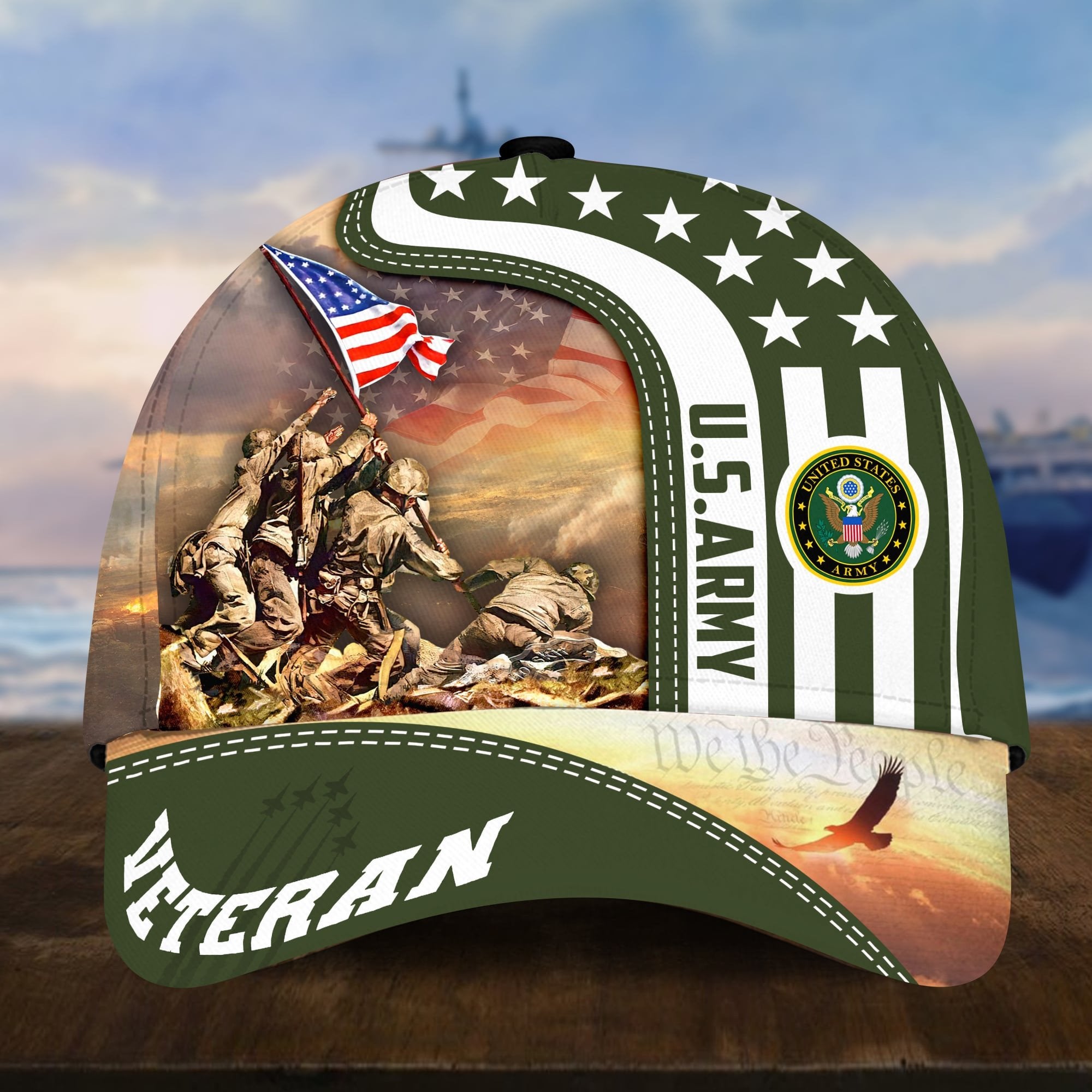 Premium Honoring All Who Served US Veterans Cap APVC280301