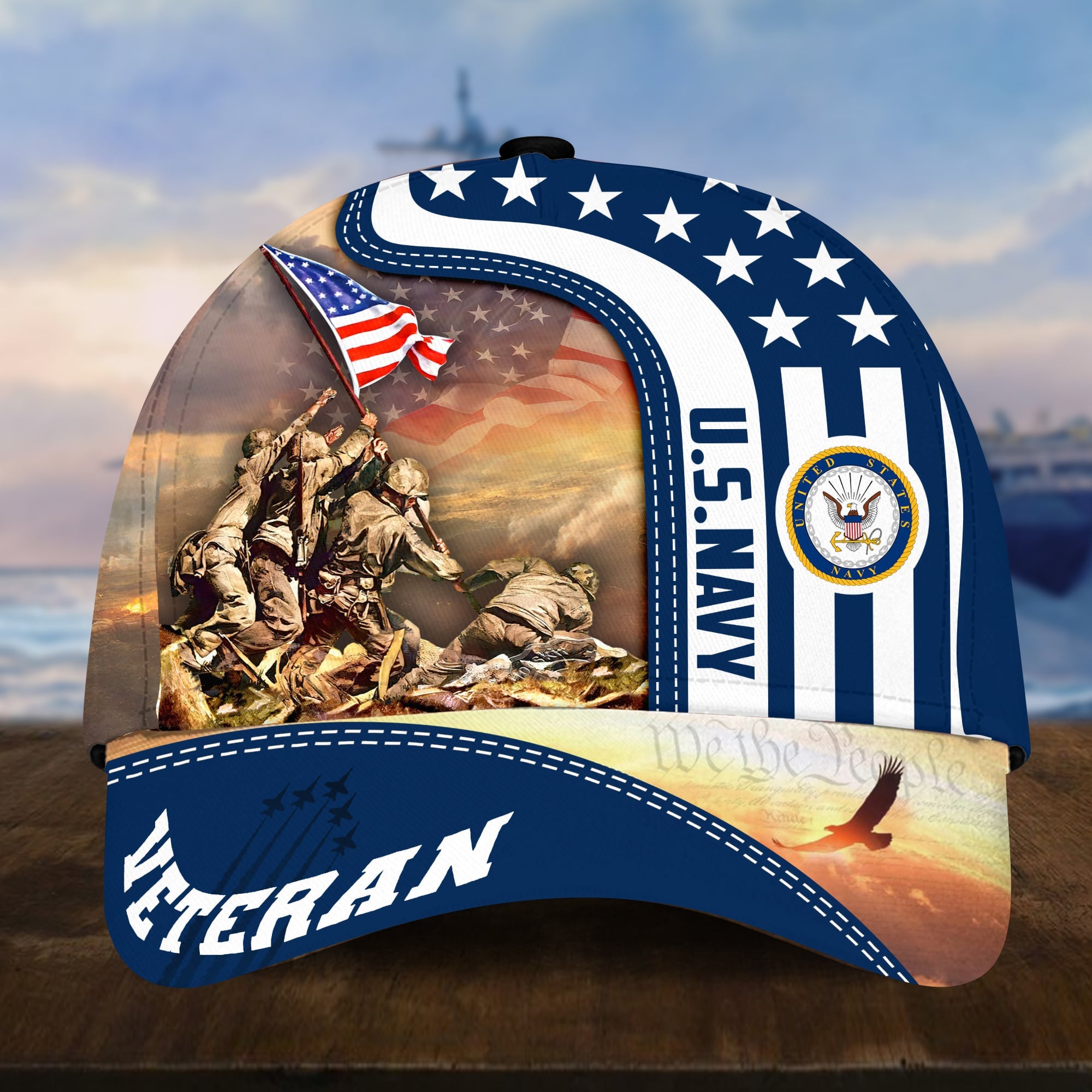 Premium Honoring All Who Served US Veterans Cap APVC280301