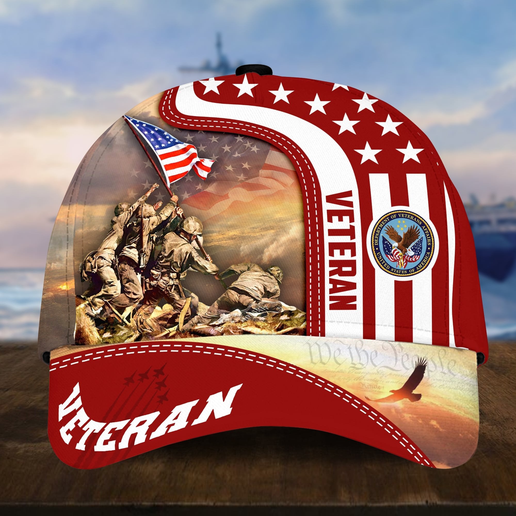 Premium Honoring All Who Served US Veterans Cap APVC280301