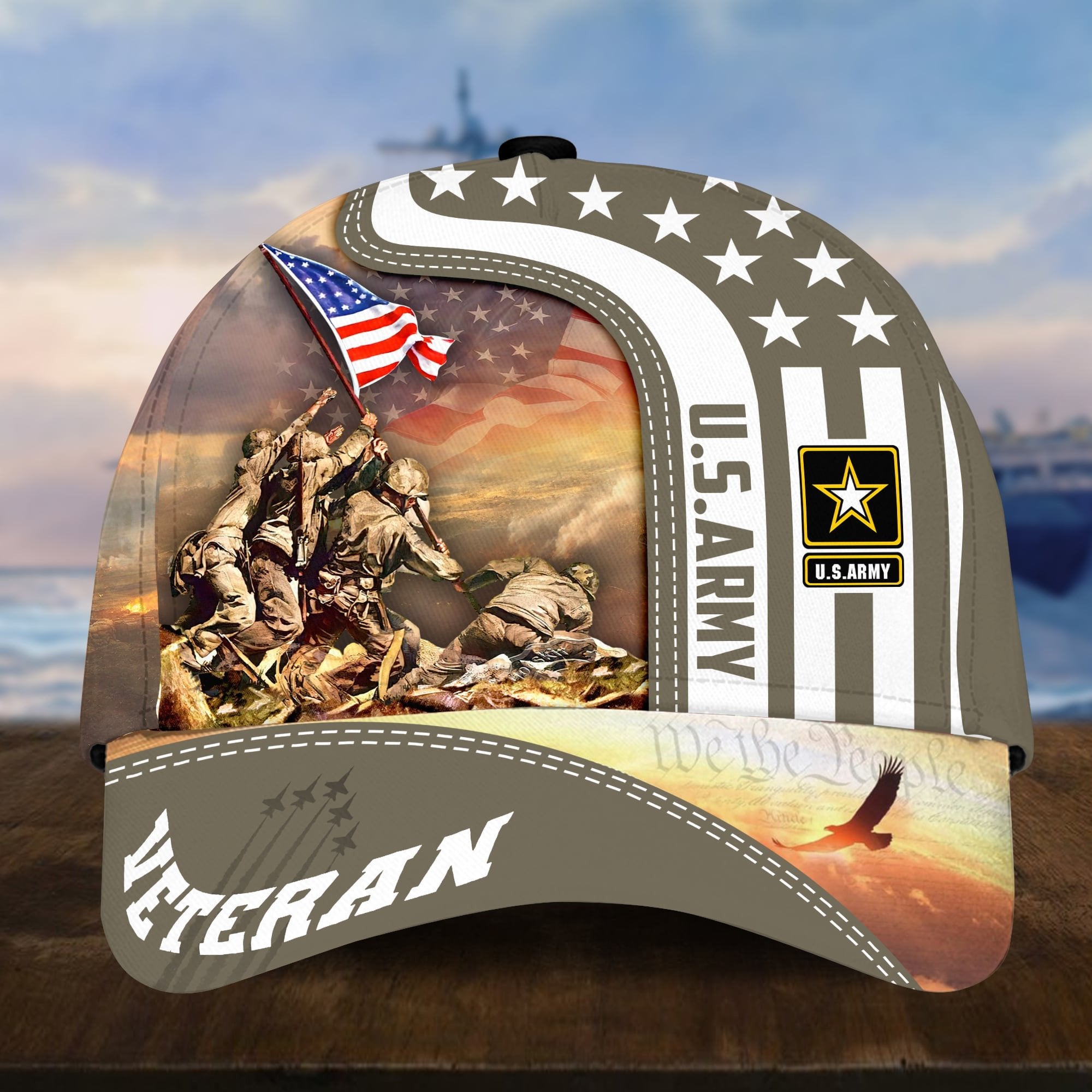 Premium Honoring All Who Served US Veterans Cap APVC280301