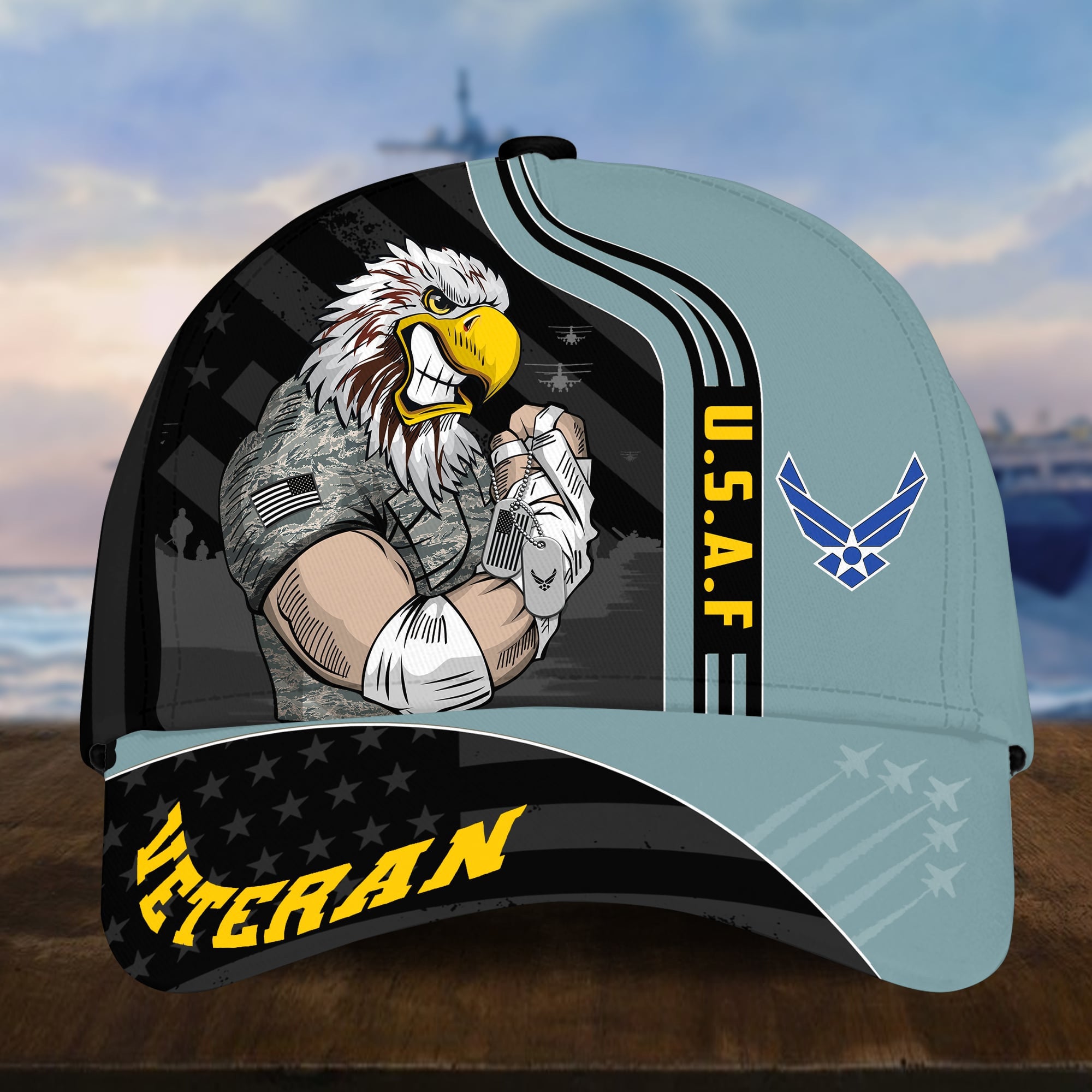 Premium Multiservice US Veterans Cap APVC280303