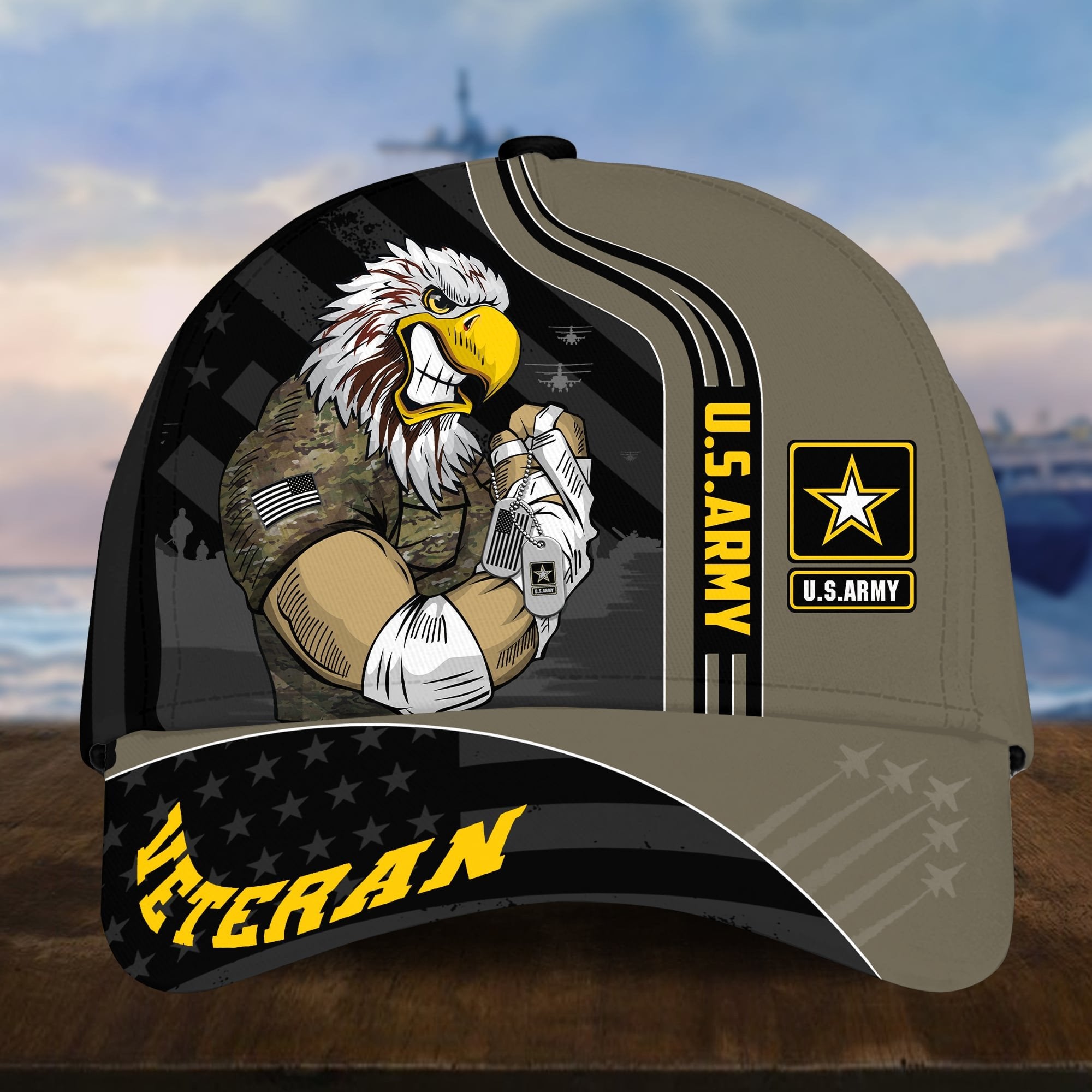 Premium Multiservice US Veterans Cap APVC280303