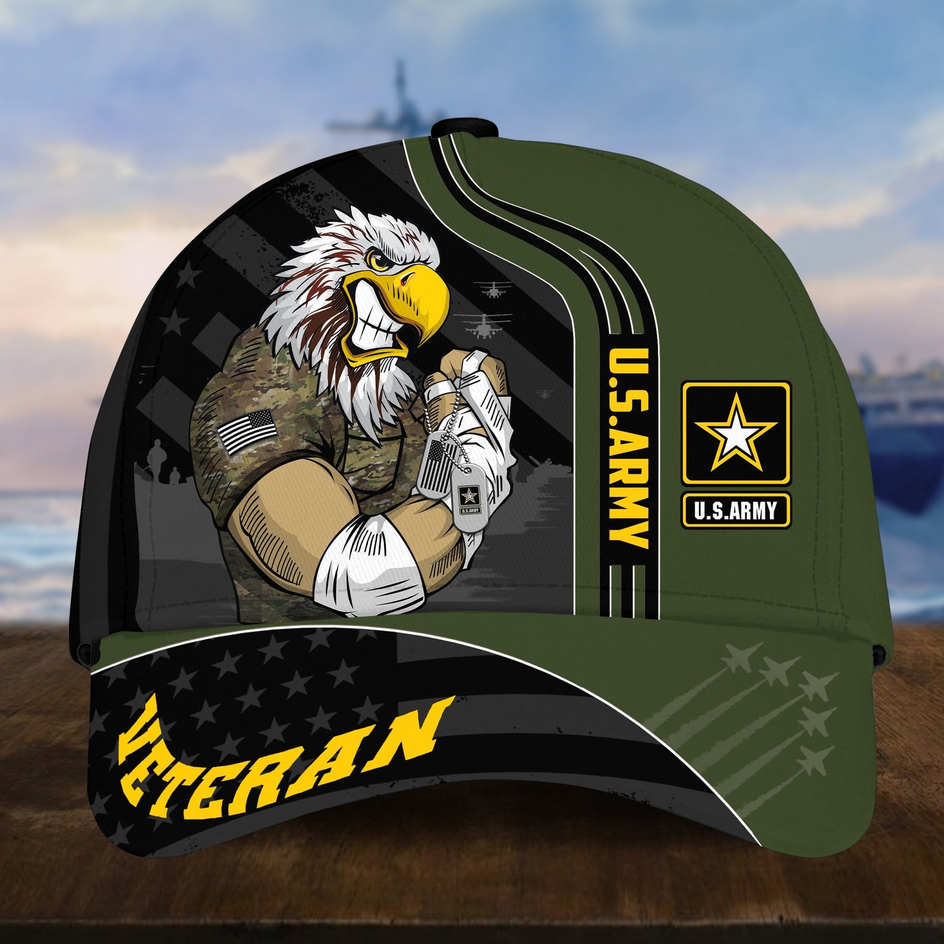 Premium Multiservice US Veterans Cap APVC280303