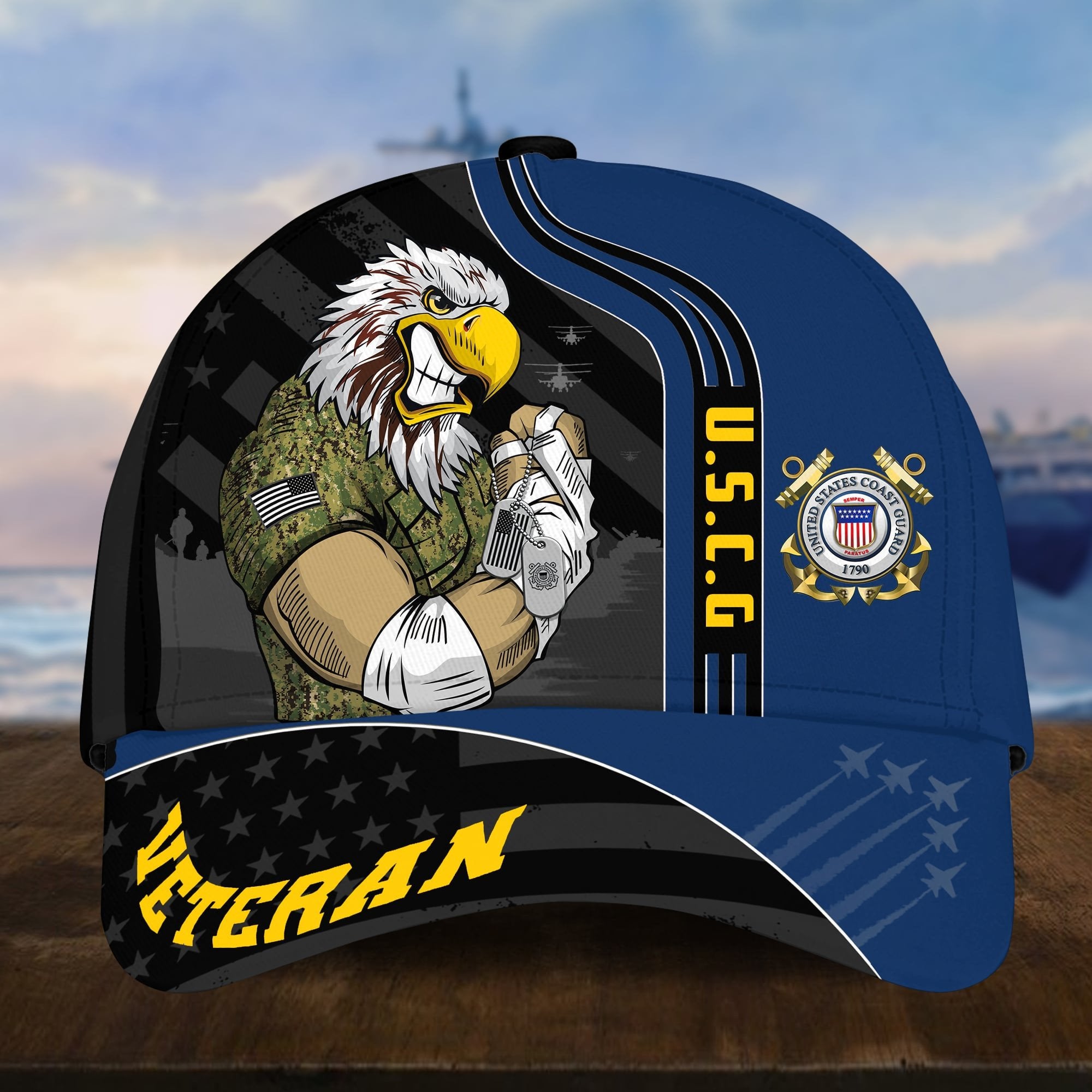Premium Multiservice US Veterans Cap APVC280303