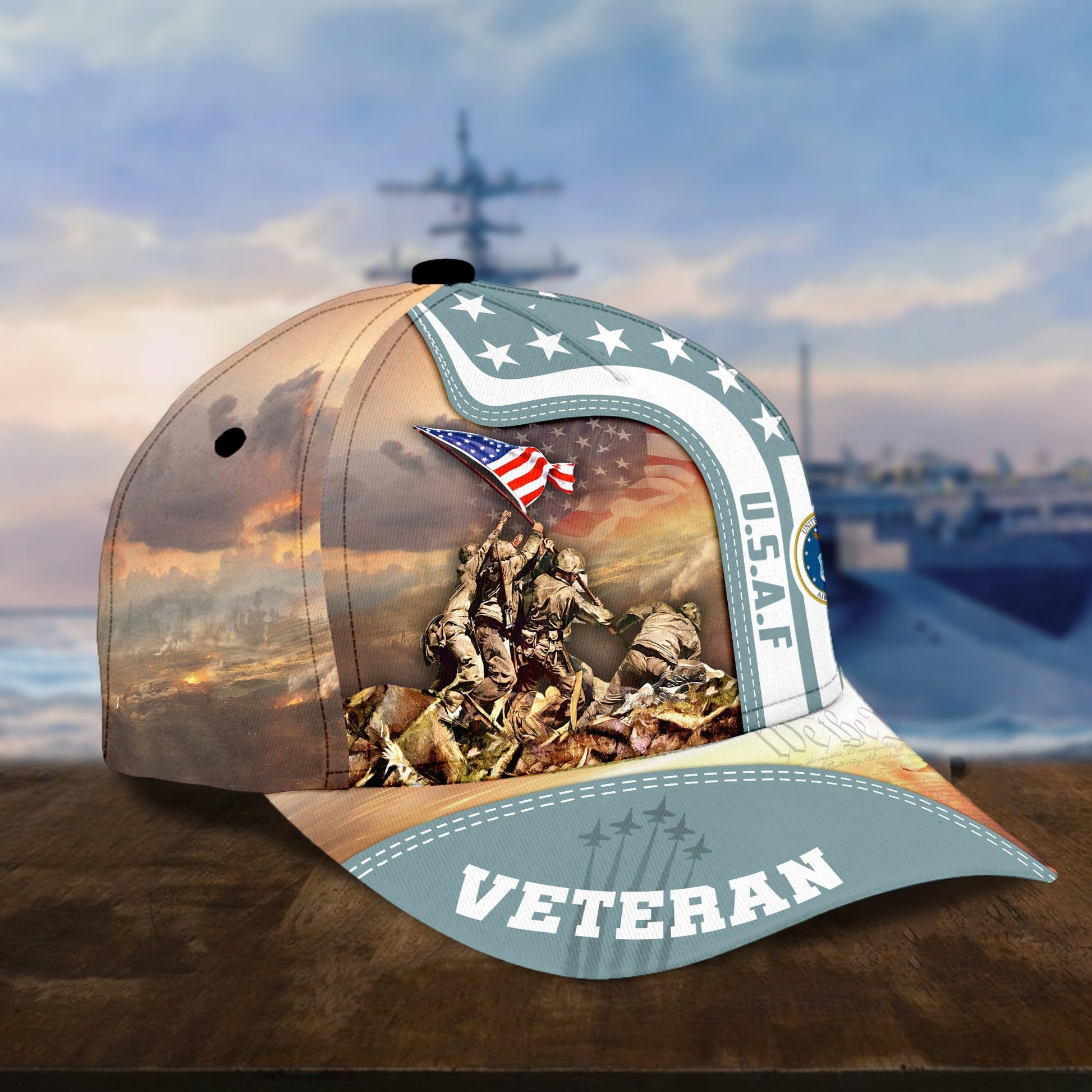 Premium Honoring All Who Served US Veterans Cap APVC280301