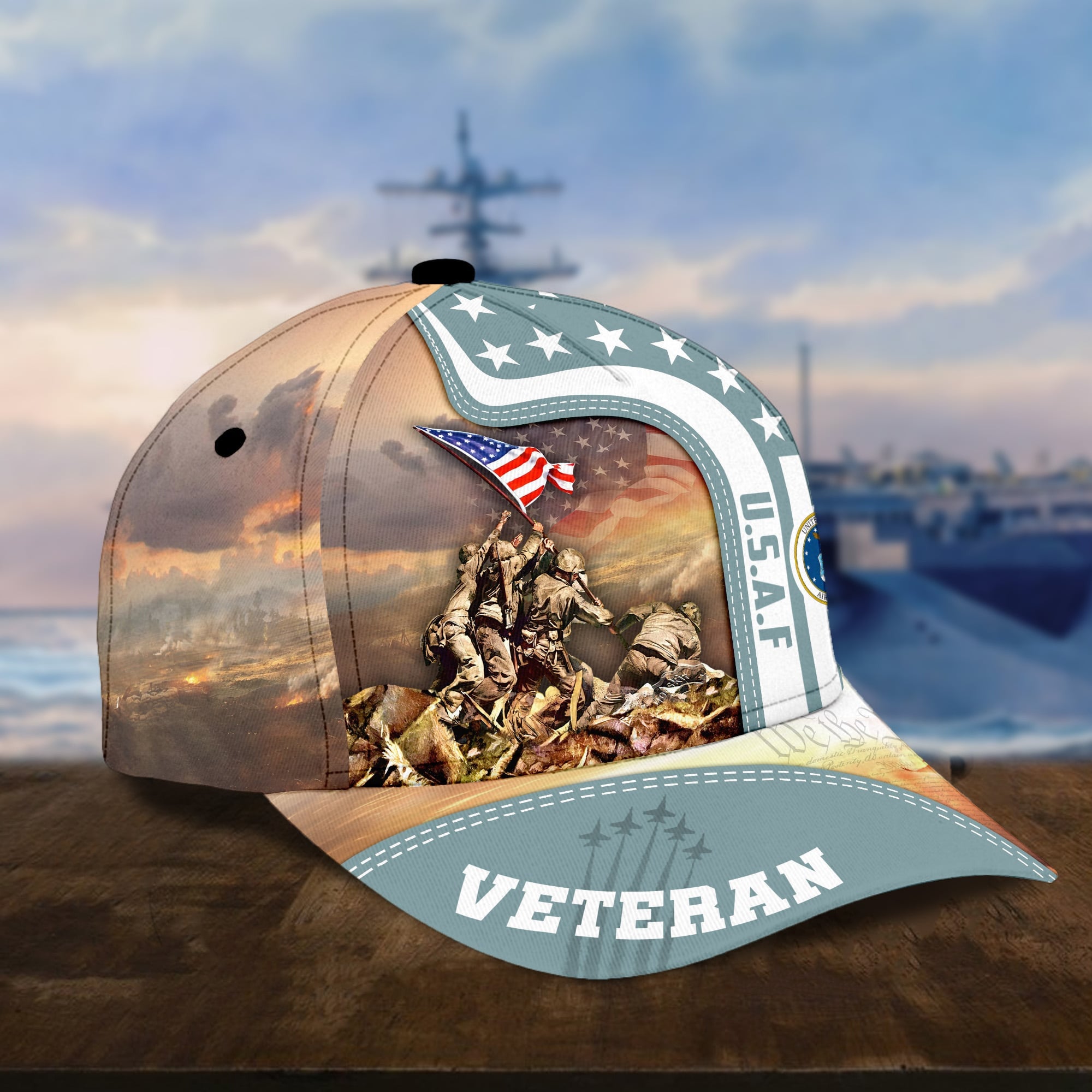 Premium Honoring All Who Served US Veterans Cap APVC280301