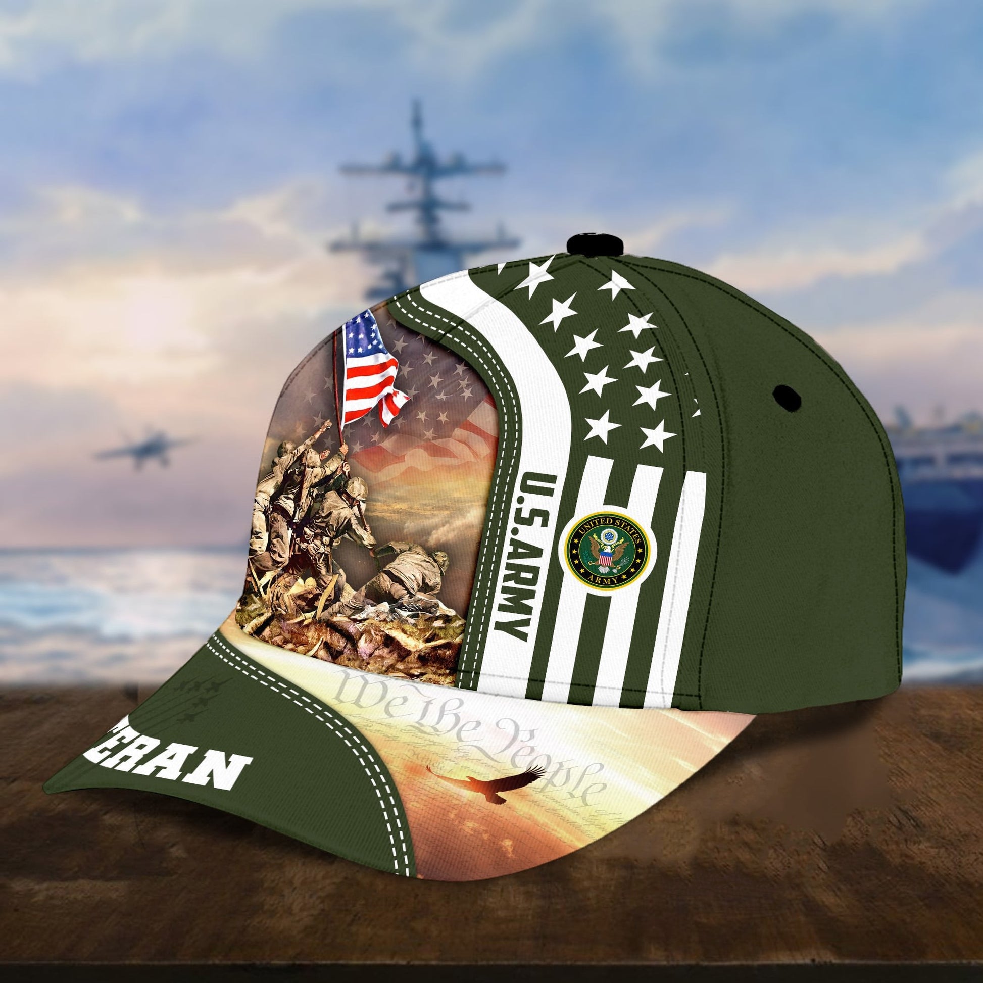 Premium Honoring All Who Served US Veterans Cap APVC280301